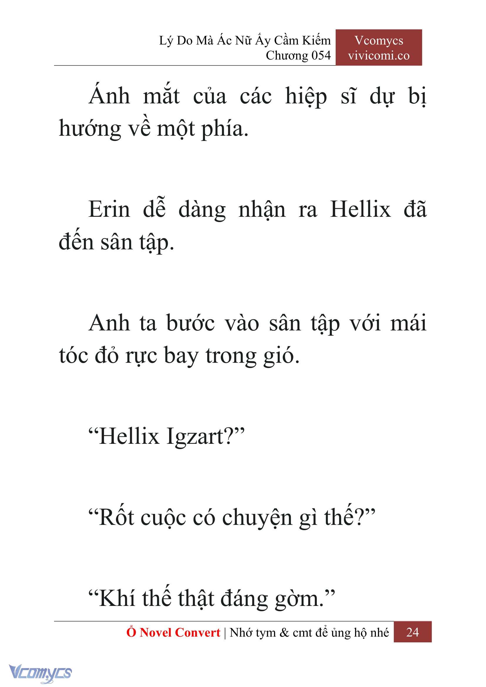 [Novel] Lý Do Mà Ác Nữ Ấy Cầm Kiếm Chap 54 - Next Chap 55