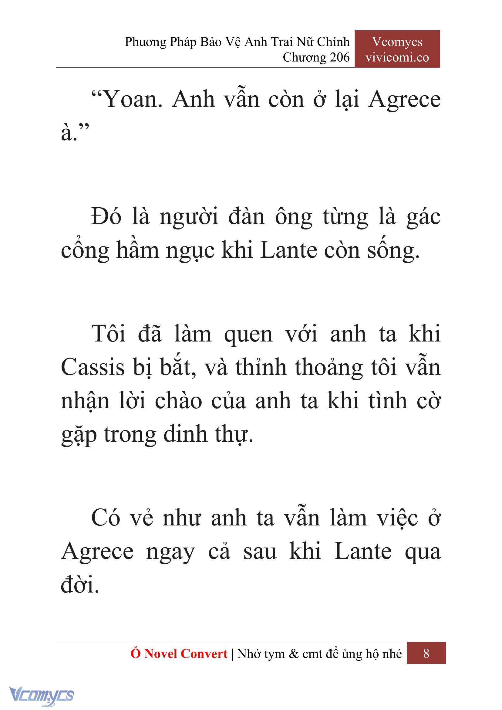 [Novel] Phương Pháp Bảo Vệ Anh Trai Nữ Chính Chap 206 - Trang 2