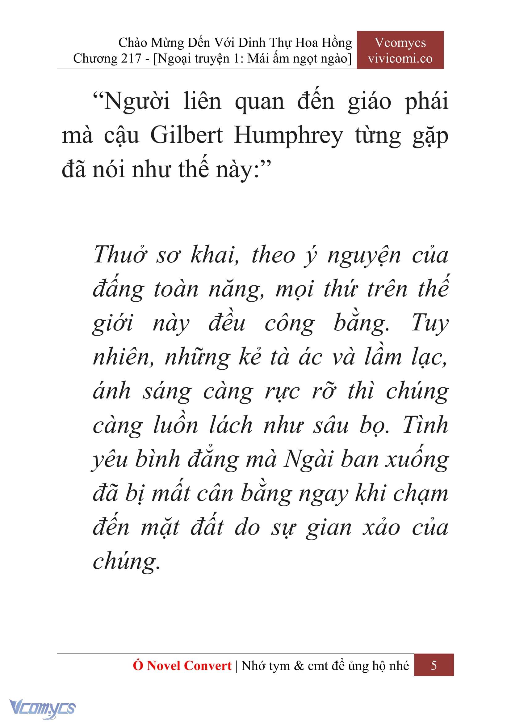 [Novel] Chào Mừng Đến Với Dinh Thự Hoa Hồng Chap 217 - Trang 2