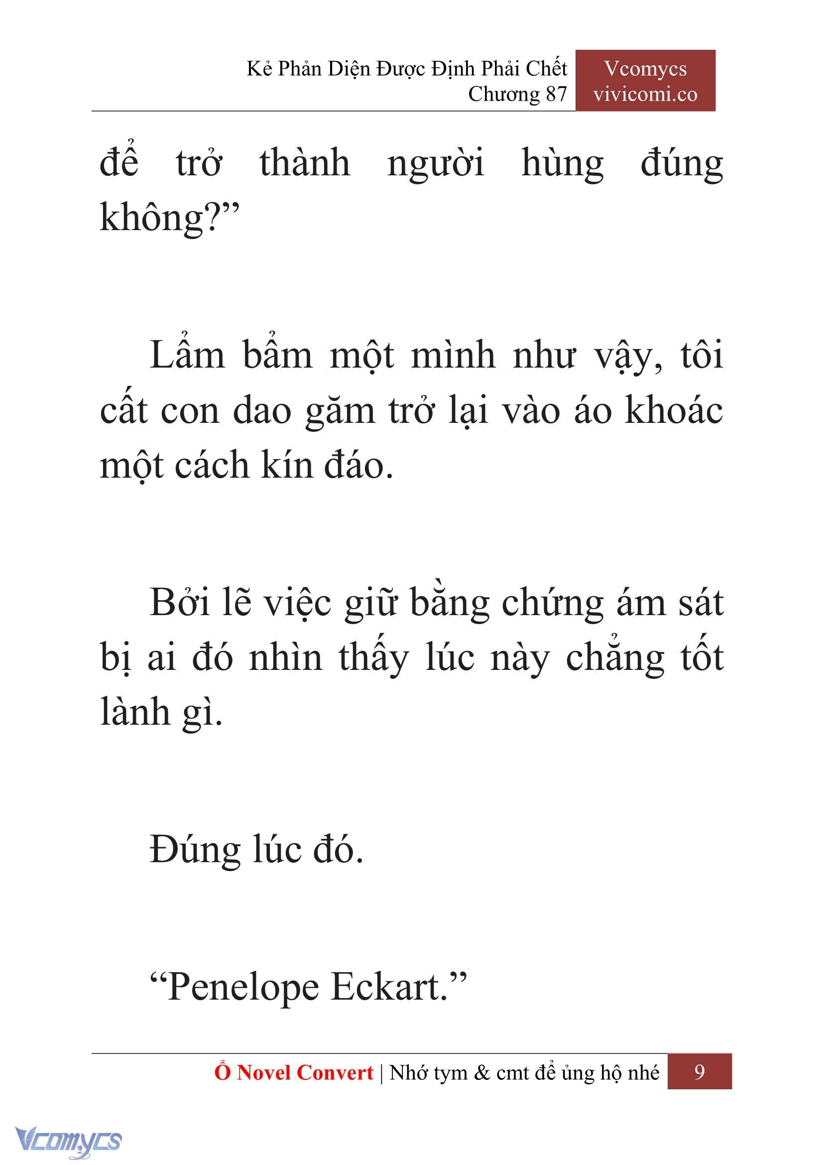 [Novel] Kẻ Phản Diện Được Định Phải Chết Chap 87 - Next Chap 88