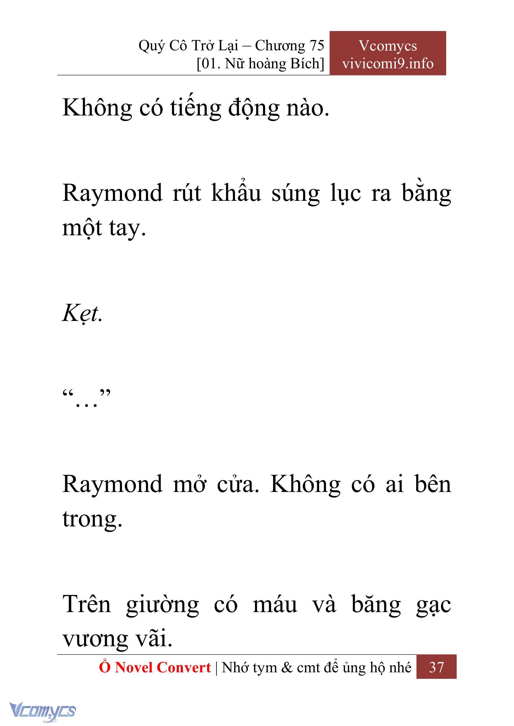 [Novel] Quý Cô Trở Lại Chap 75 - Trang 2