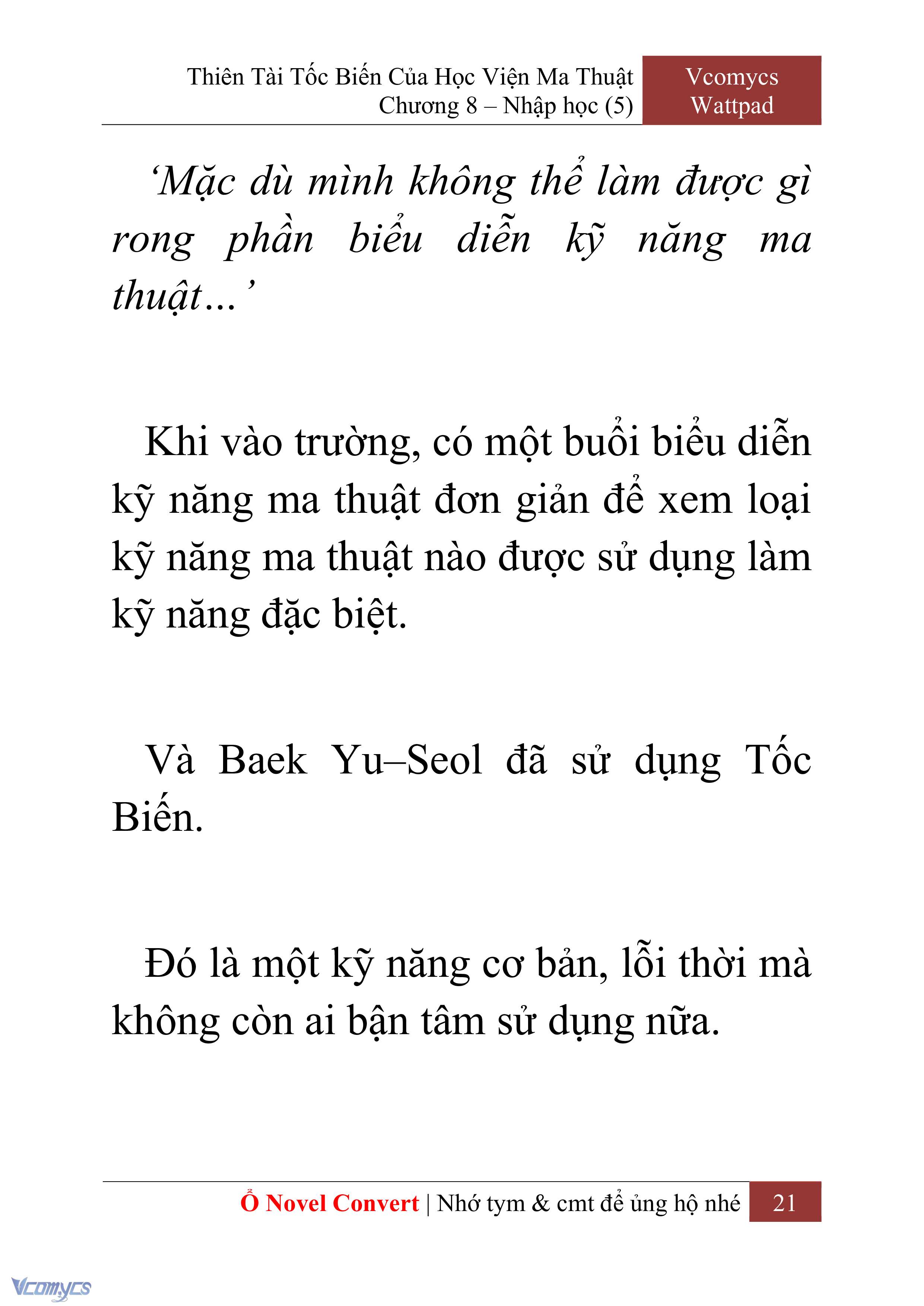 [Novel] Thiên Tài Tốc Biến Của Học Viện Ma Thuật Chap 8 - Trang 2