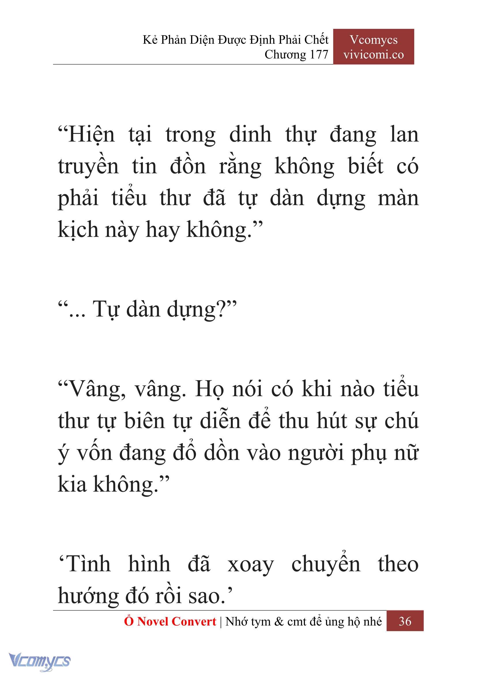 [Novel] Kẻ Phản Diện Được Định Phải Chết Chap 177 - Trang 2