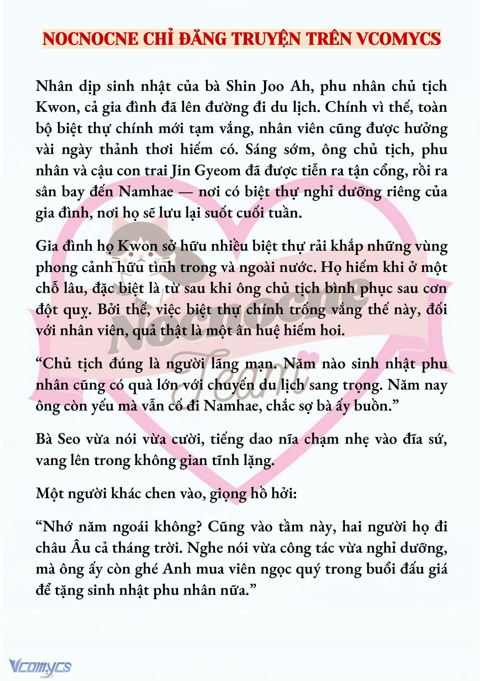 [NOVEL] NGỌN ĐÈN BIỆT VIỆN KHÔNG BAO GIỜ TẮT Chap 20 - Trang 2