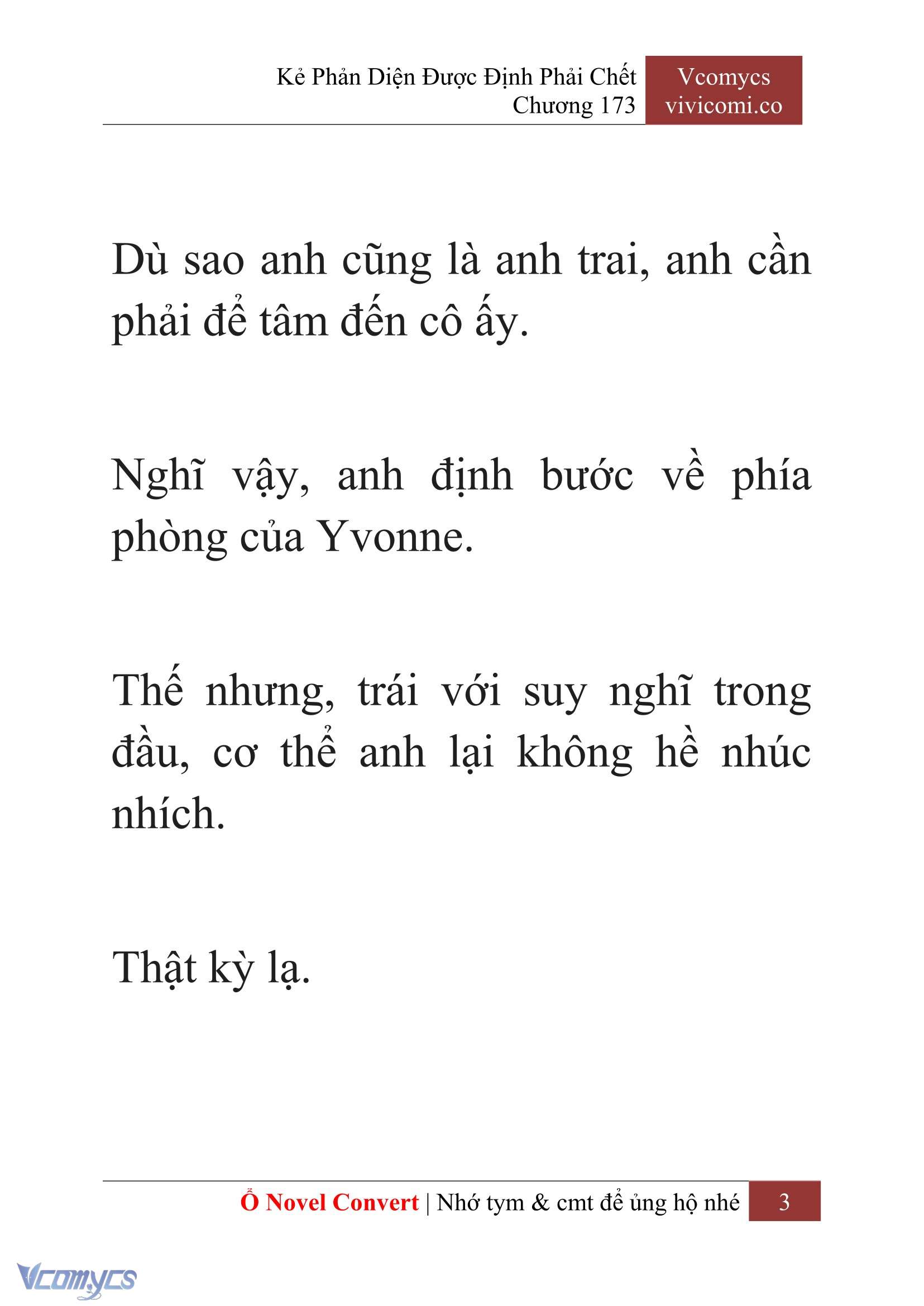 [Novel] Kẻ Phản Diện Được Định Phải Chết Chap 173 - Trang 2
