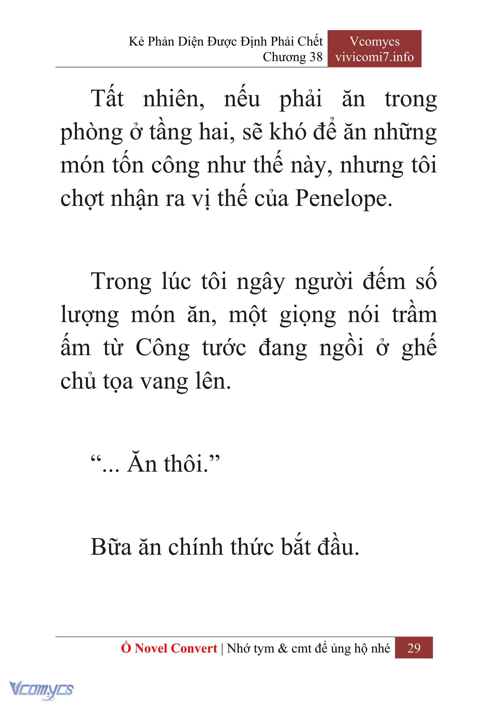 [Novel] Kẻ Phản Diện Được Định Phải Chết Chap 38 - Next Chap 39