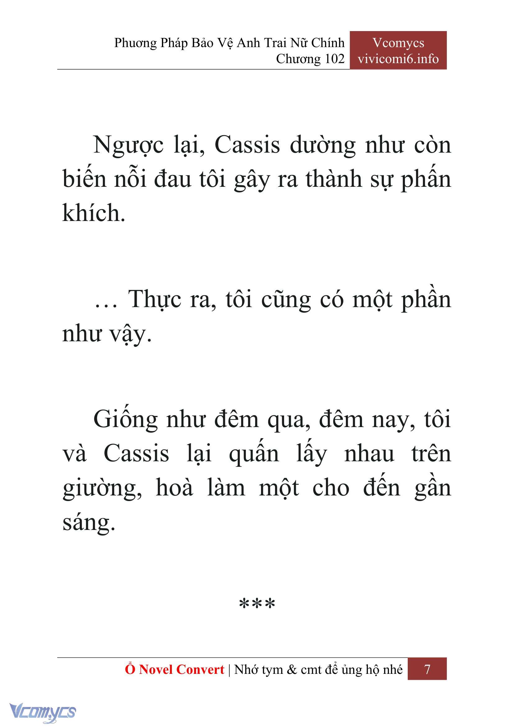 [Novel] Phương Pháp Bảo Vệ Anh Trai Nữ Chính Chap 102 - Trang 2