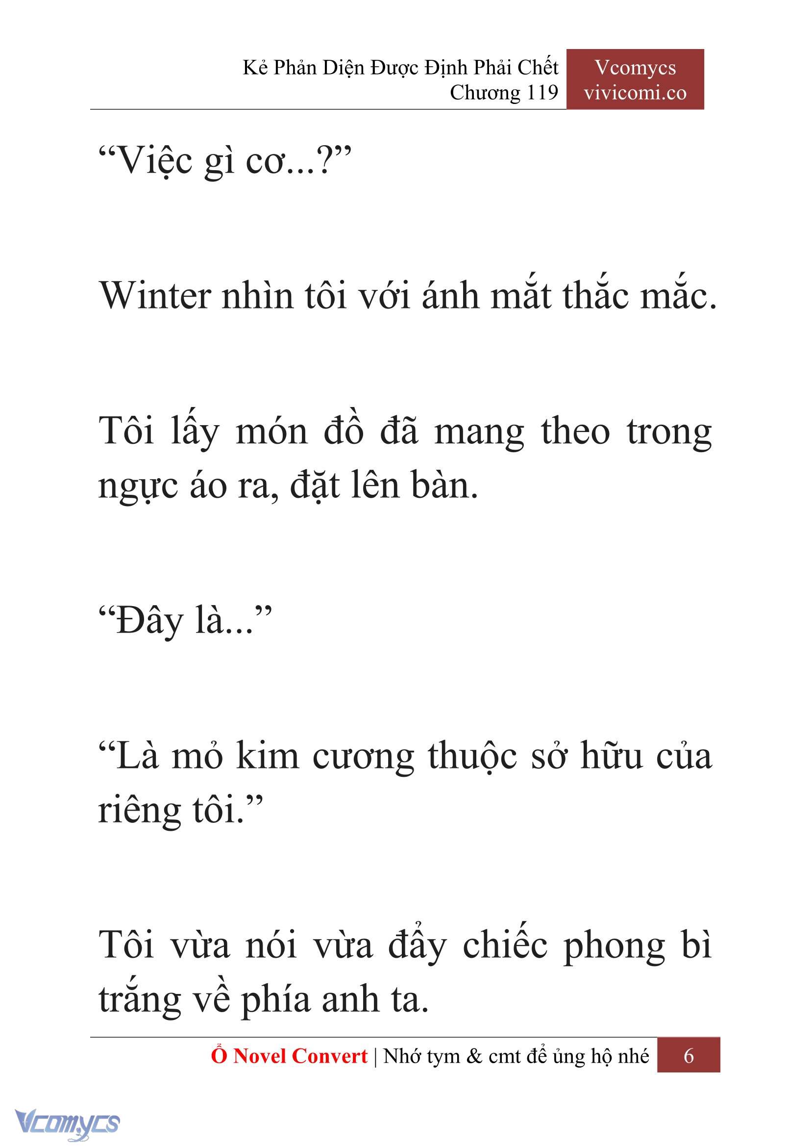 [Novel] Kẻ Phản Diện Được Định Phải Chết Chap 119 - Next Chap 120