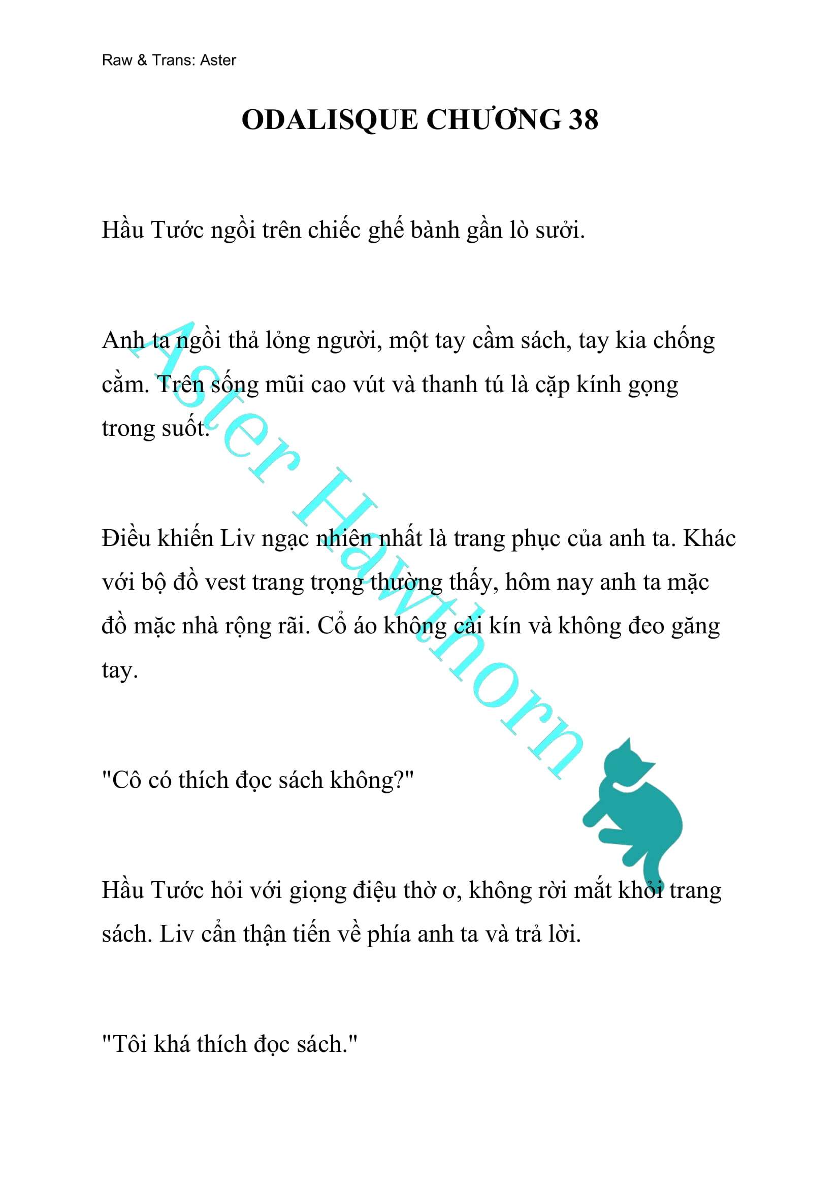 [NOVEL] Odalisque Chap 38 - Next Chap 39