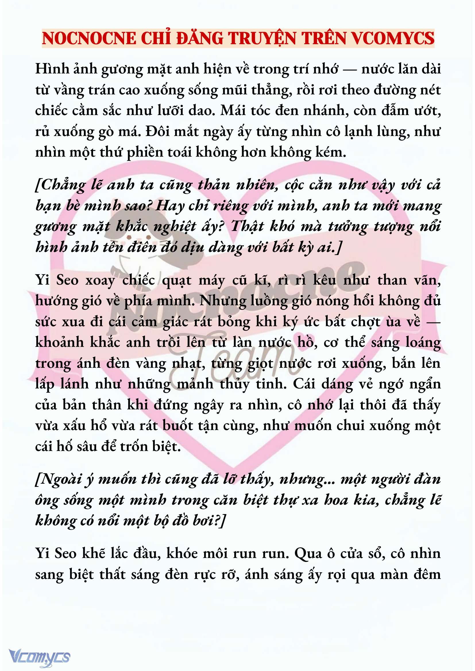 [NOVEL] NGỌN ĐÈN BIỆT VIỆN KHÔNG BAO GIỜ TẮT Chap 5 - Trang 2