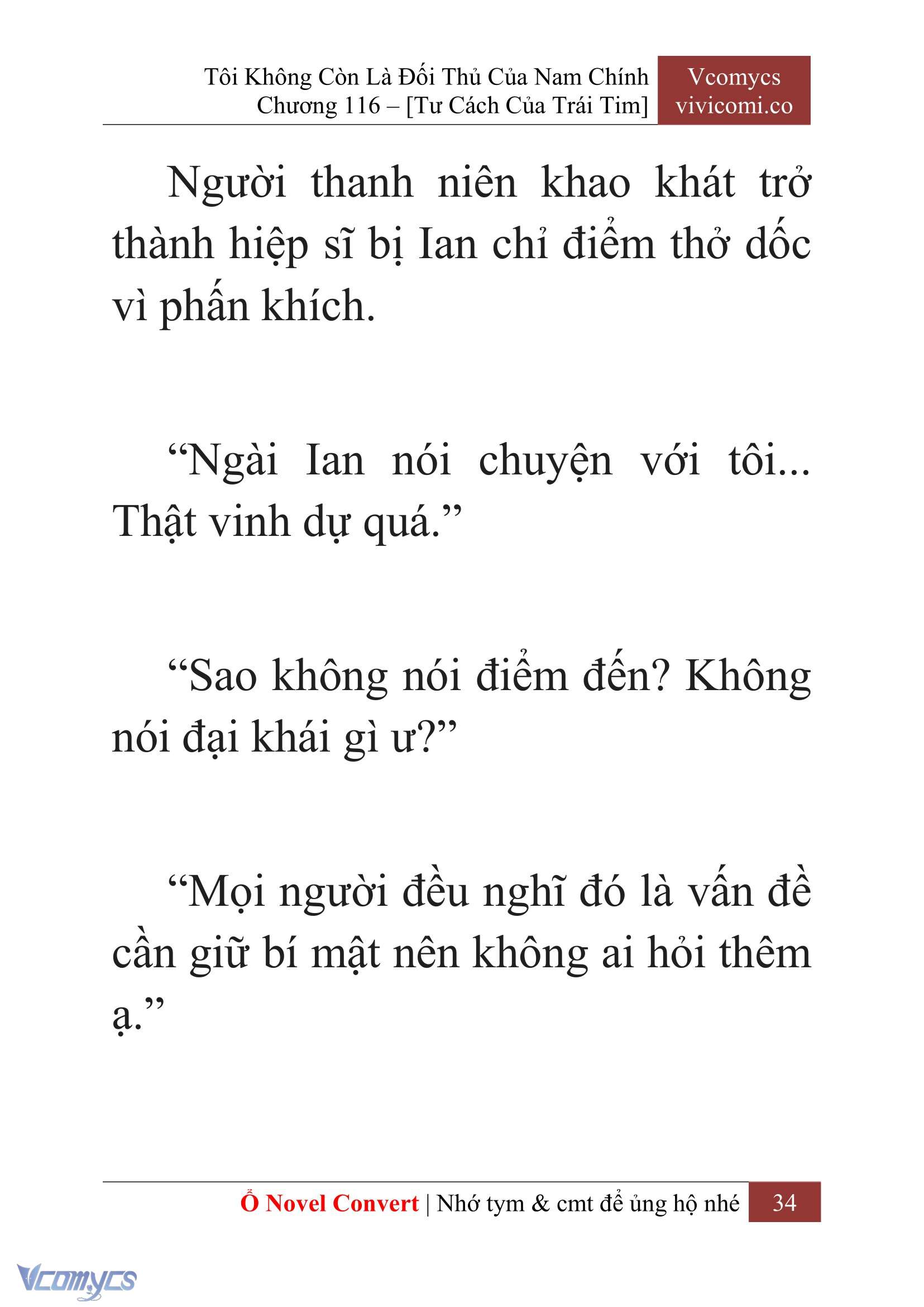 [Novel] Tôi Không Còn Là Đối Thủ Của Nam Chính Chap 116 - Trang 2