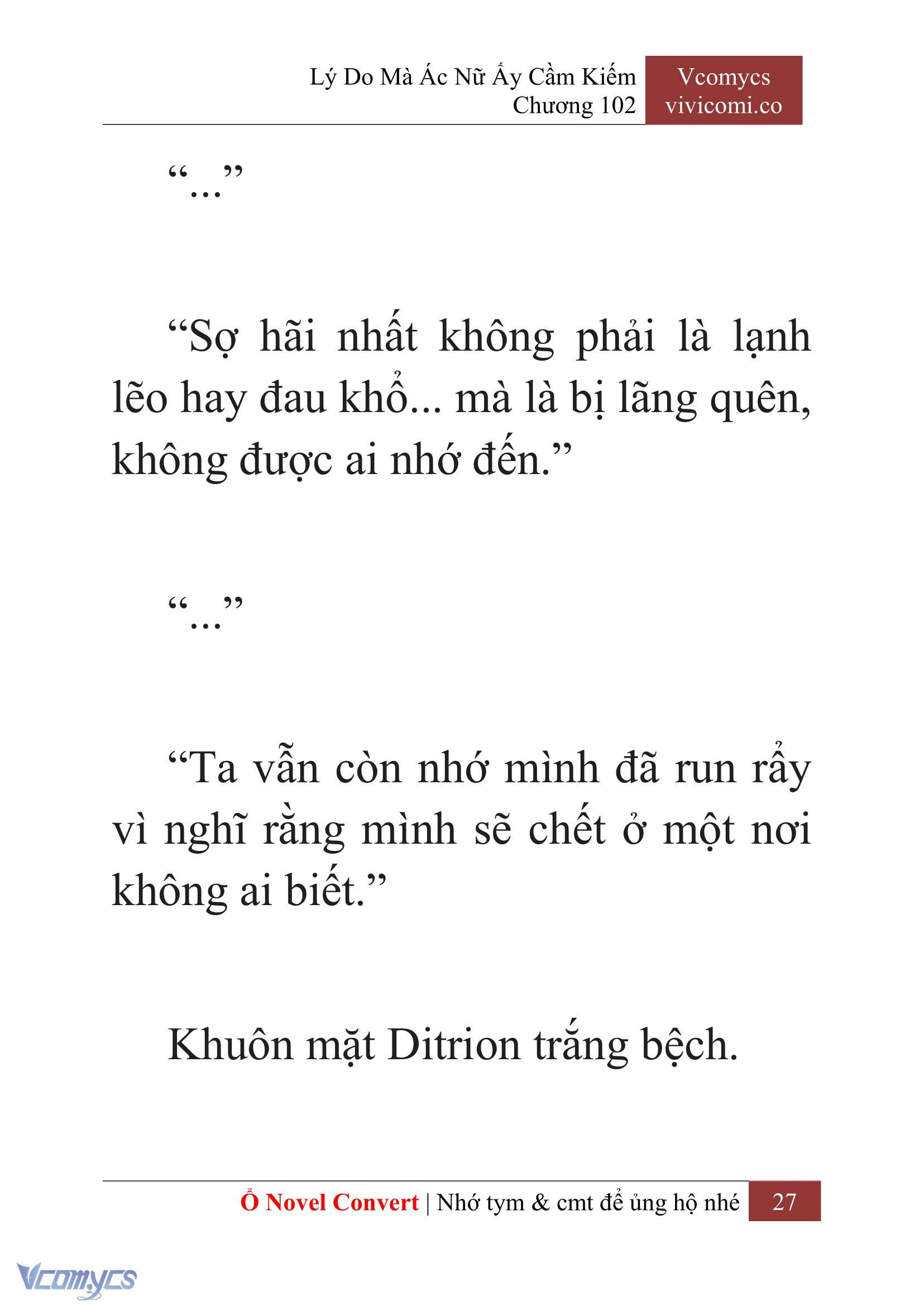 [Novel] Lý Do Mà Ác Nữ Ấy Cầm Kiếm Chap 102 - Trang 2