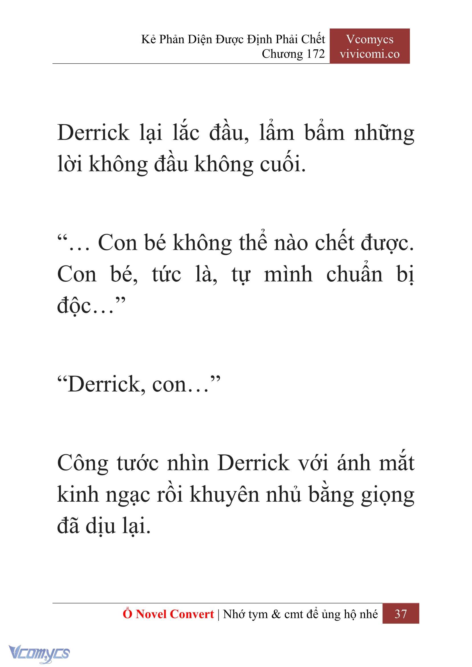 [Novel] Kẻ Phản Diện Được Định Phải Chết Chap 172 - Trang 2