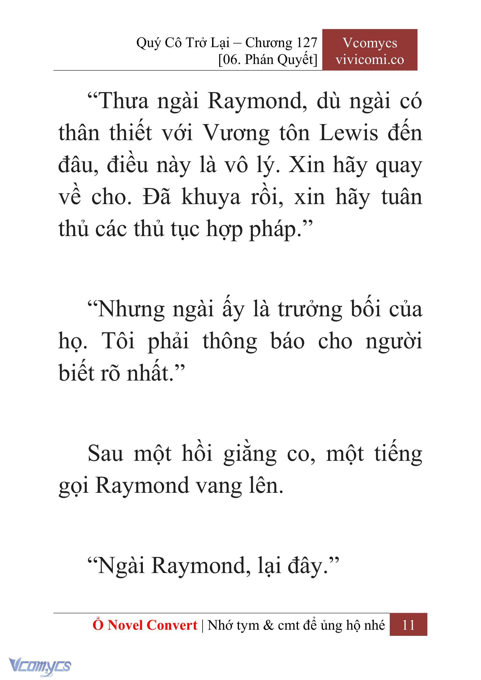 [Novel] Quý Cô Trở Lại Chap 127 - Trang 2