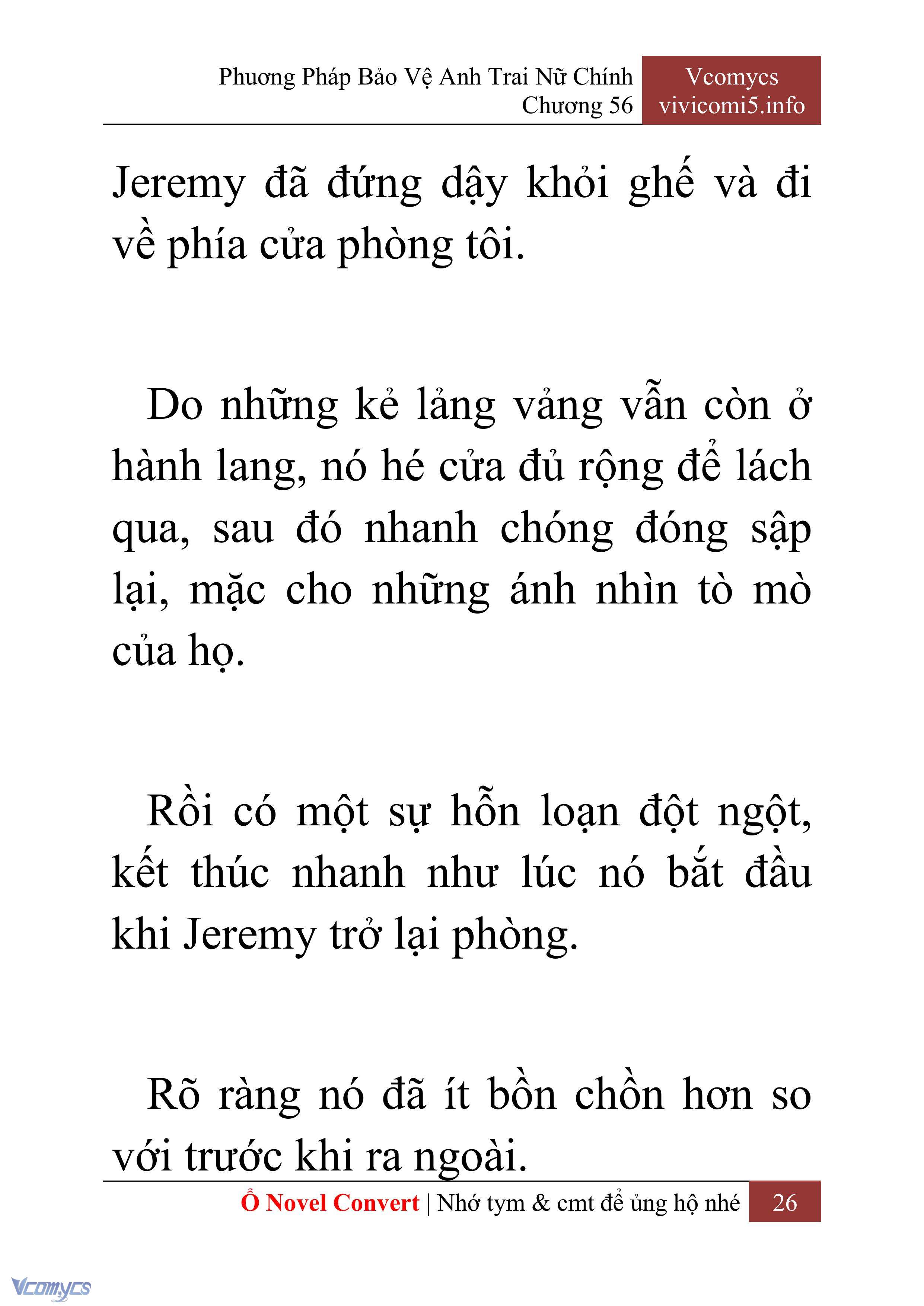 [Novel] Phương Pháp Bảo Vệ Anh Trai Nữ Chính Chap 56 - Trang 2