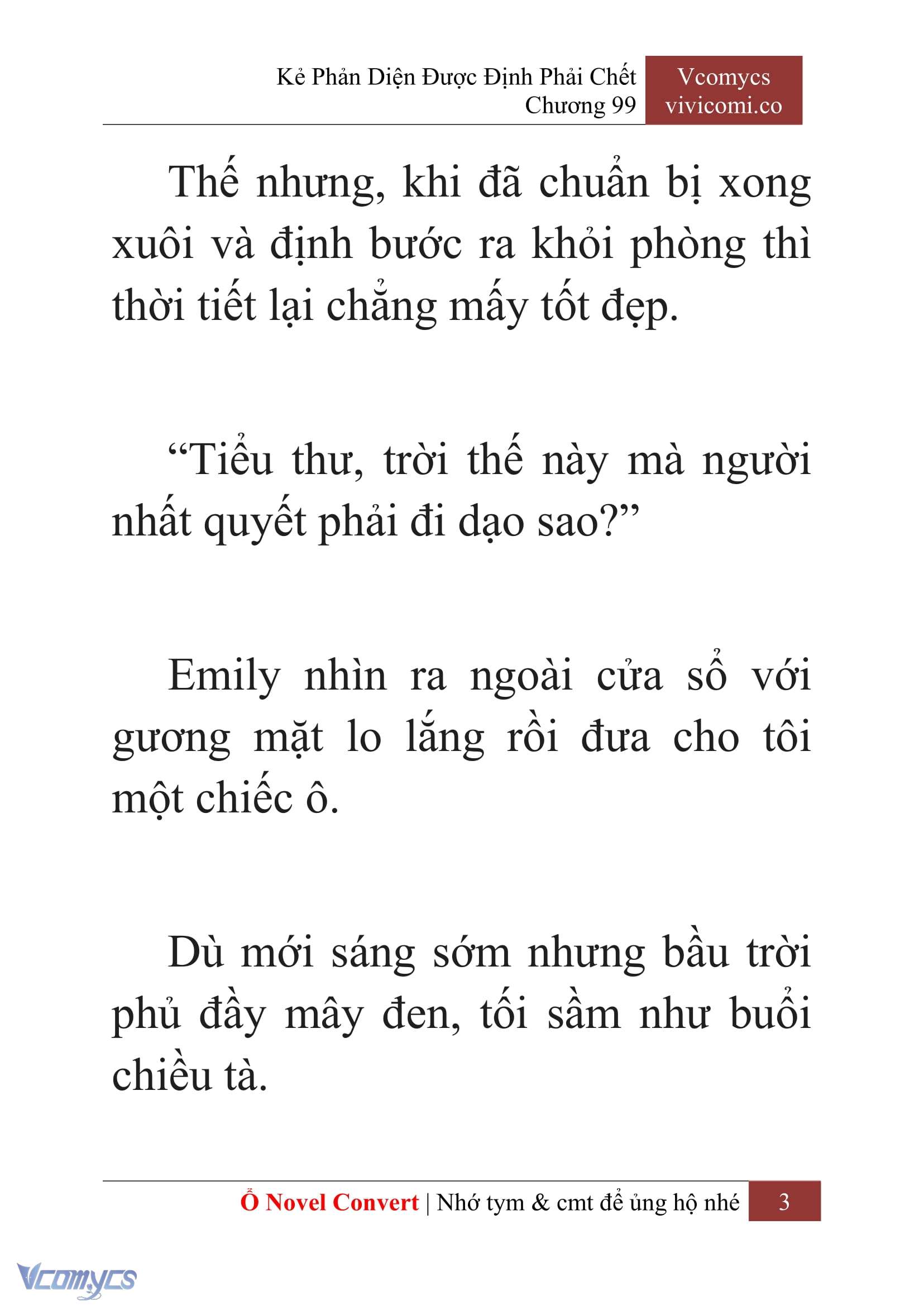 [Novel] Kẻ Phản Diện Được Định Phải Chết Chap 99 - Next Chap 100