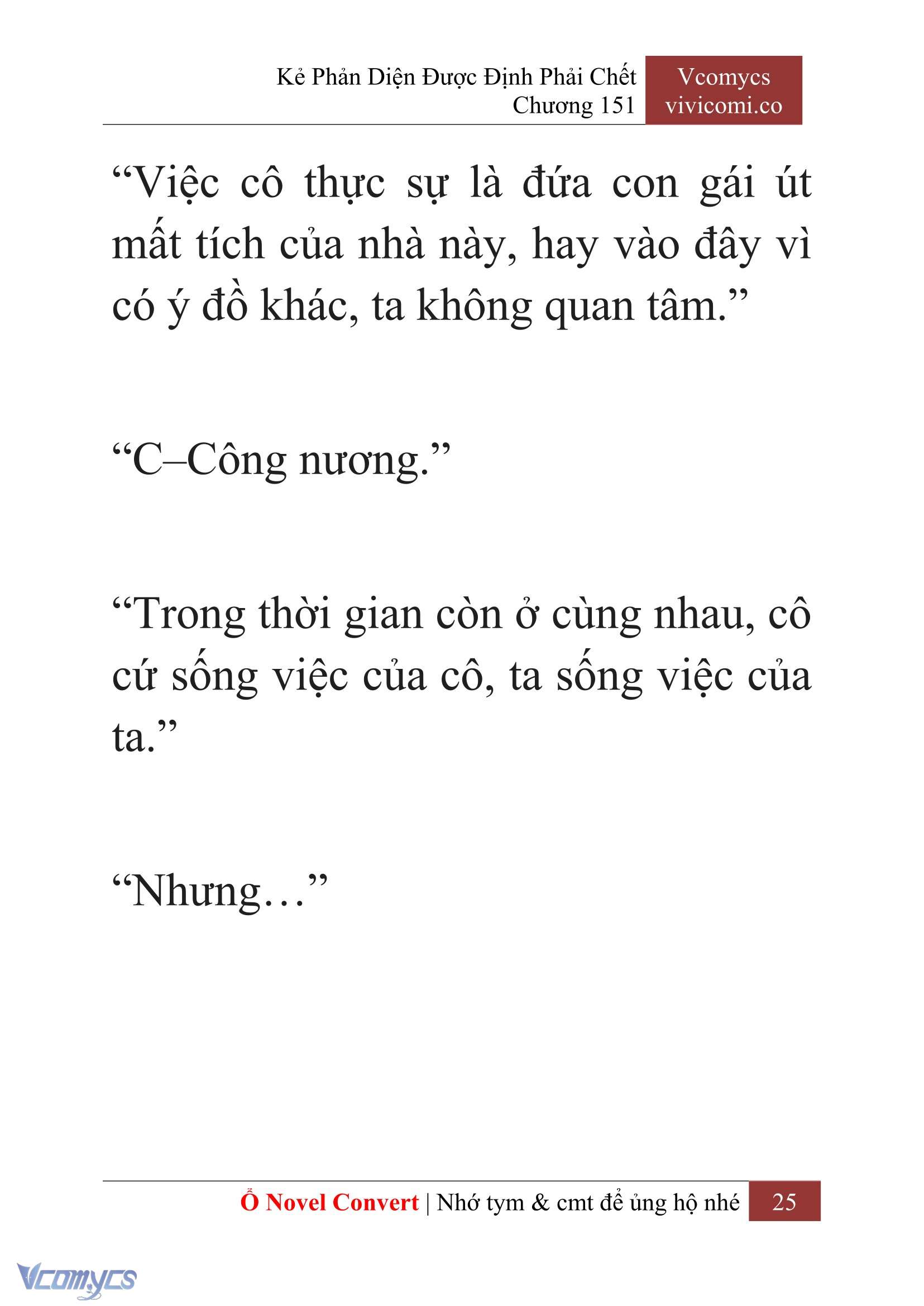 [Novel] Kẻ Phản Diện Được Định Phải Chết Chap 151 - Trang 2