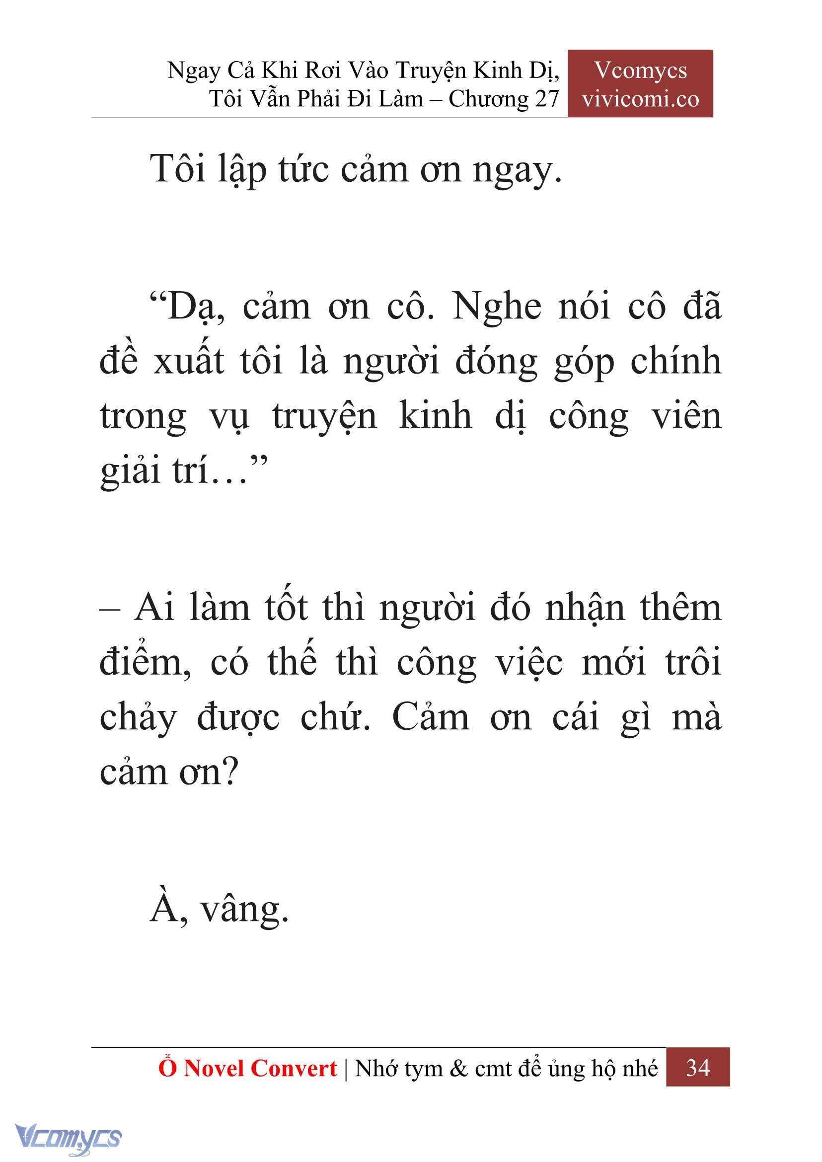 [Novel] Ngay Cả Khi Rơi Vào Truyện Kinh Dị, Tôi Vẫn Phải Đi Làm Chap 27 - Trang 2