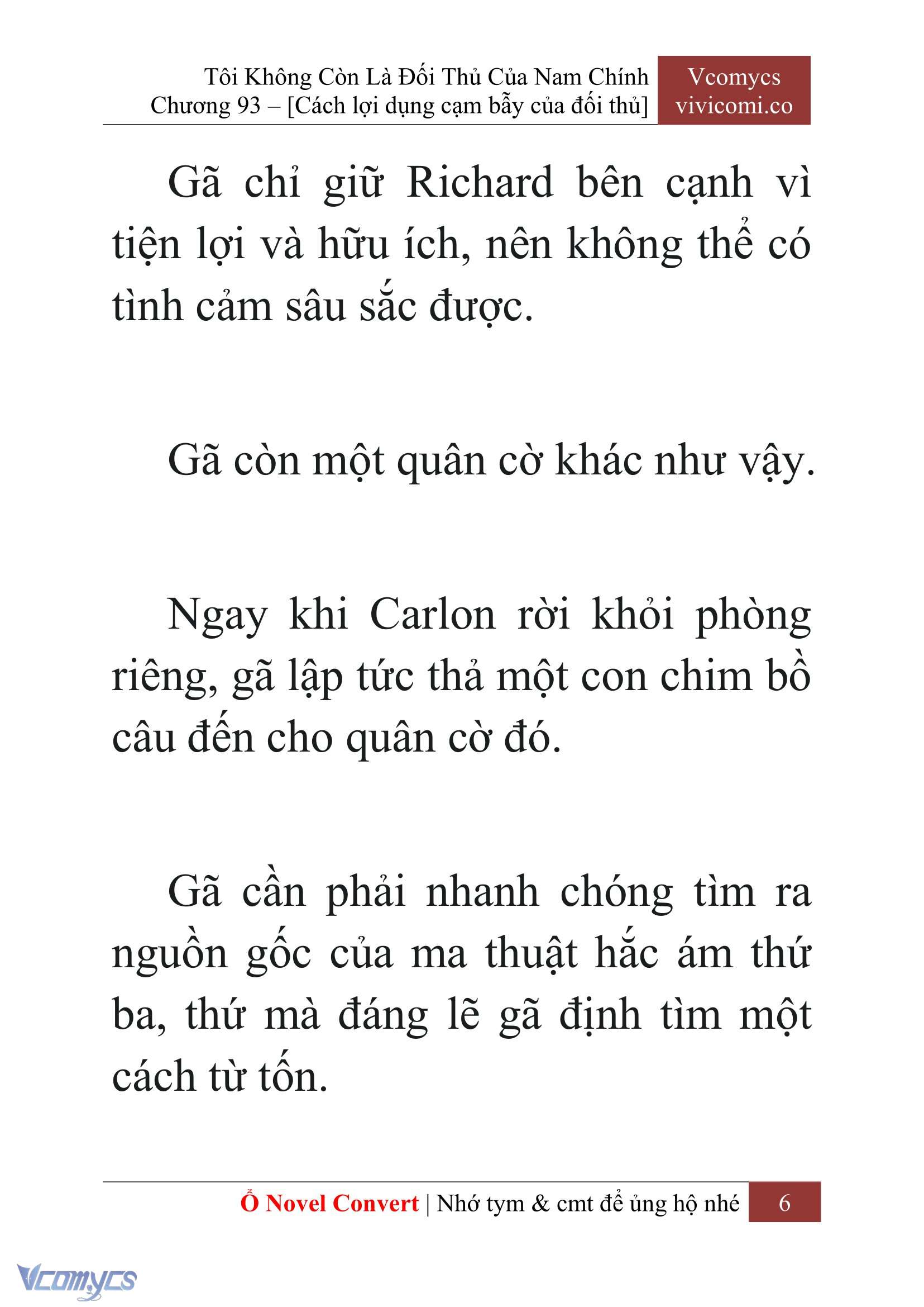 [Novel] Tôi Không Còn Là Đối Thủ Của Nam Chính Chap 93 - Trang 2