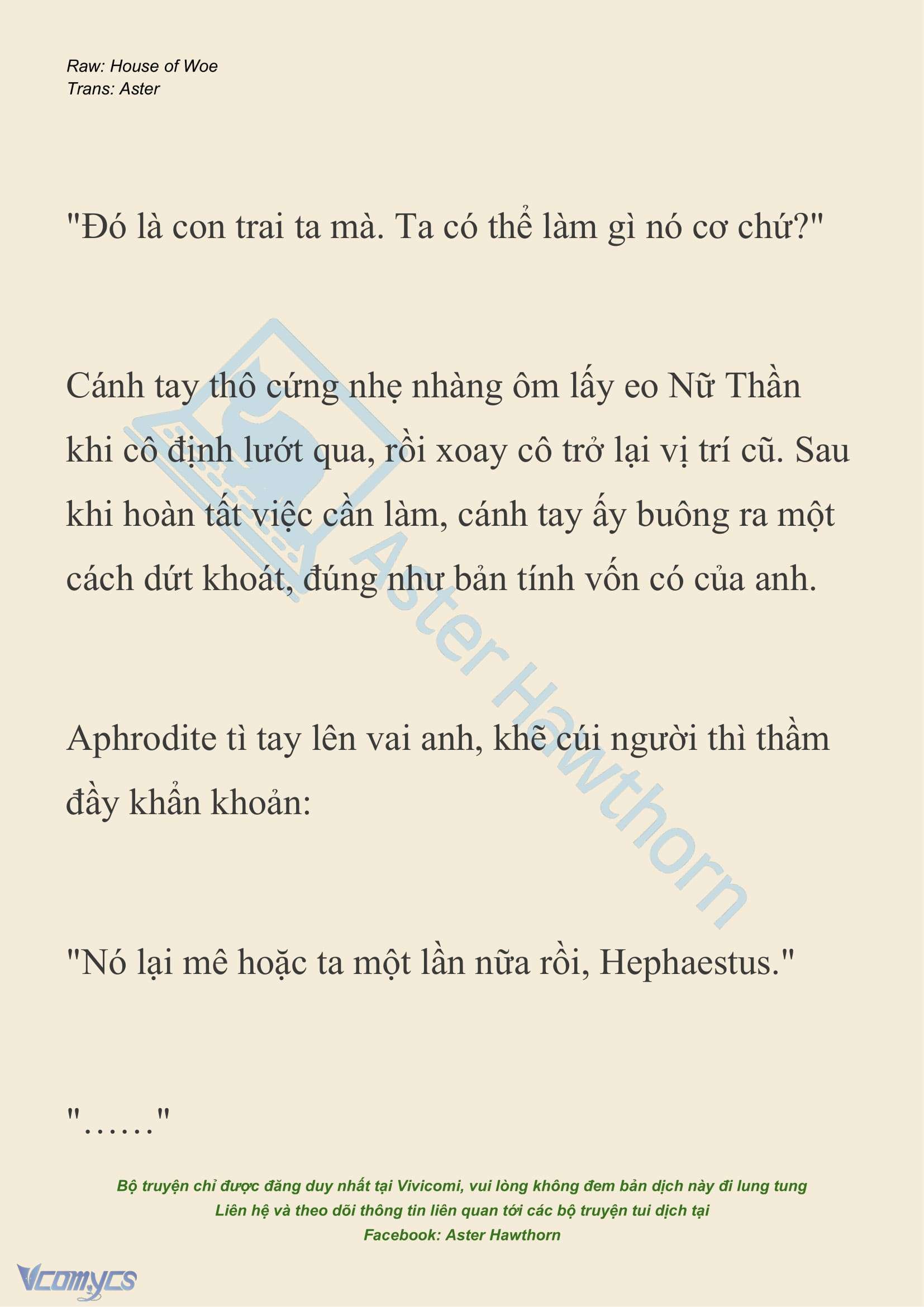 [NOVEL] Dành Cho Các Nữ Thần: Dành cho Psyche Chap 37 - Trang 2