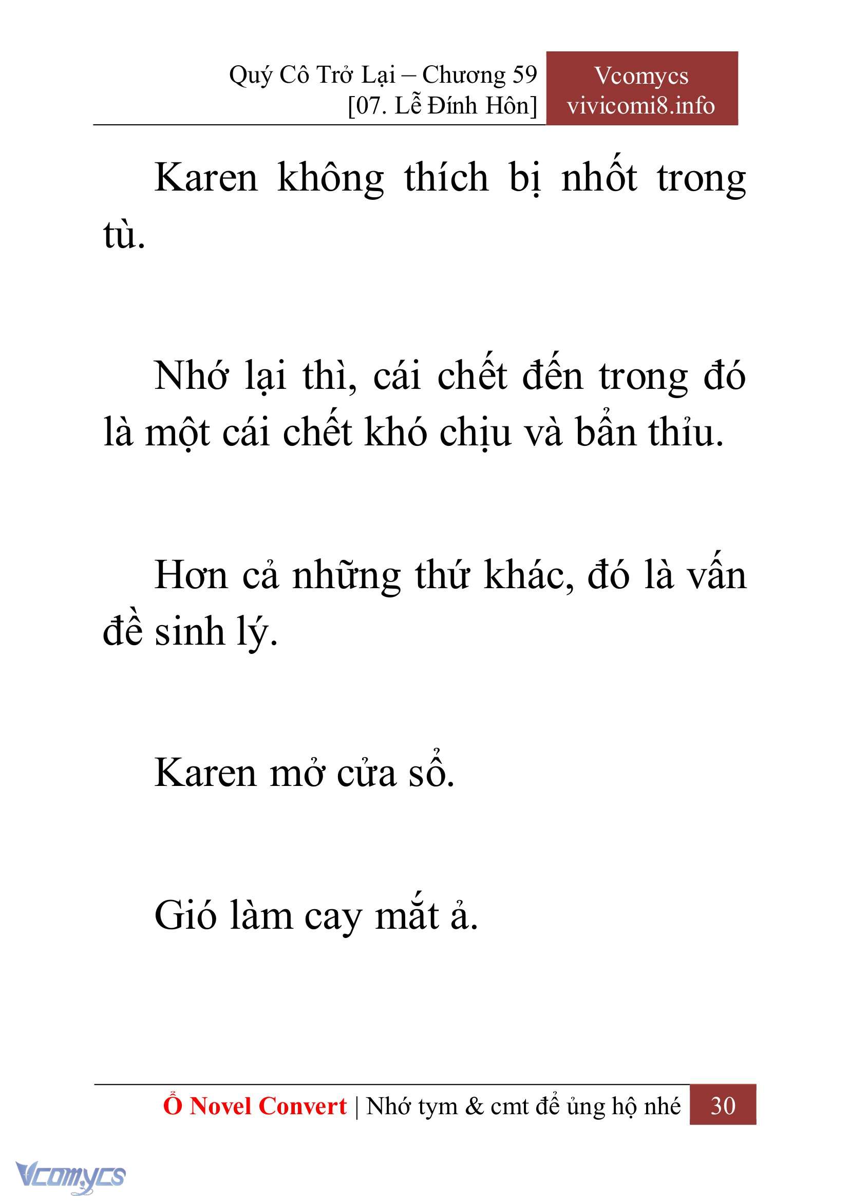 [Novel] Quý Cô Trở Lại Chap 59 - Trang 2