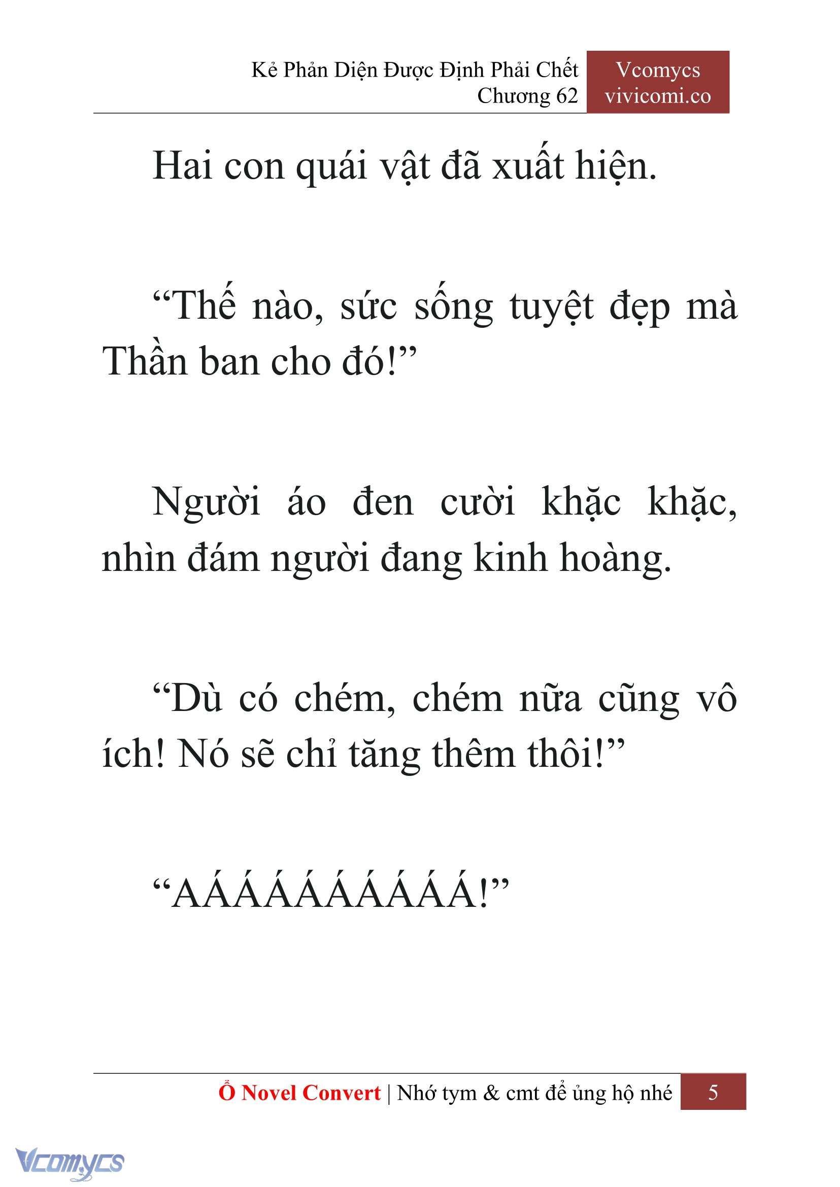 [Novel] Kẻ Phản Diện Được Định Phải Chết Chap 62 - Trang 2