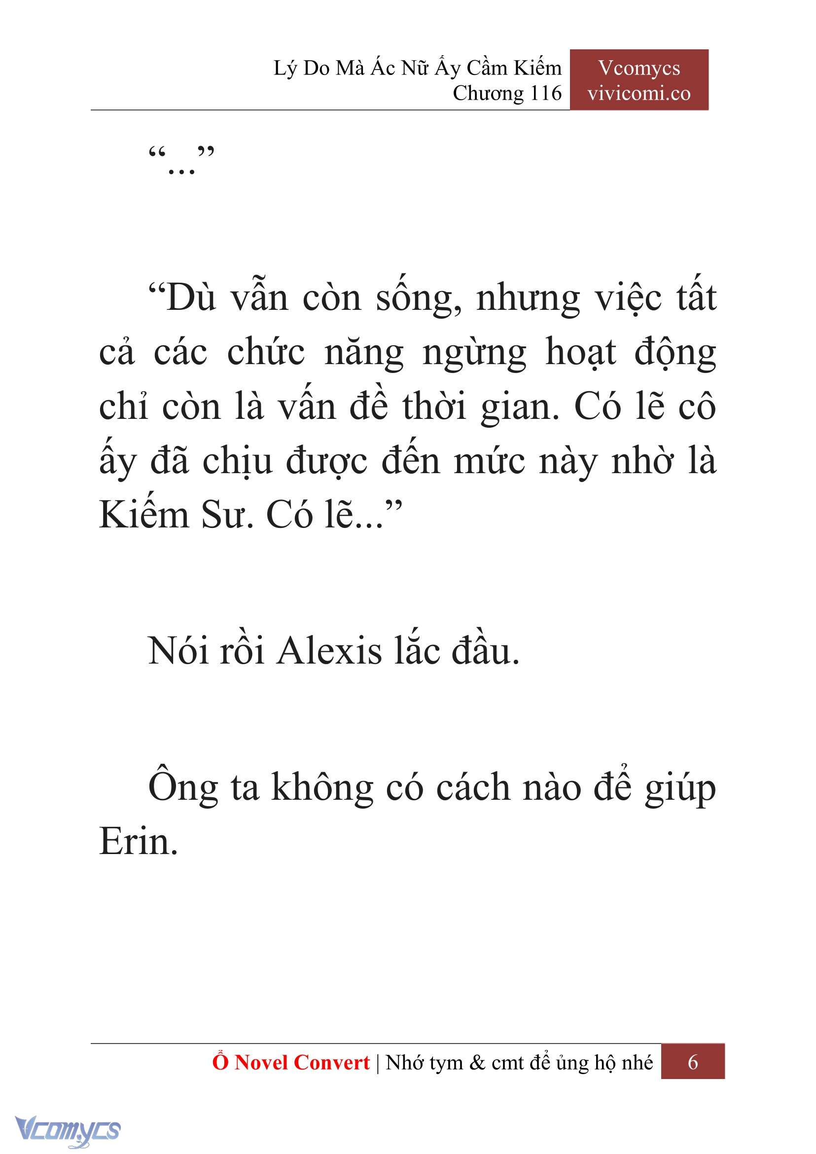 [Novel] Lý Do Mà Ác Nữ Ấy Cầm Kiếm Chap 116 - Next Chap 117