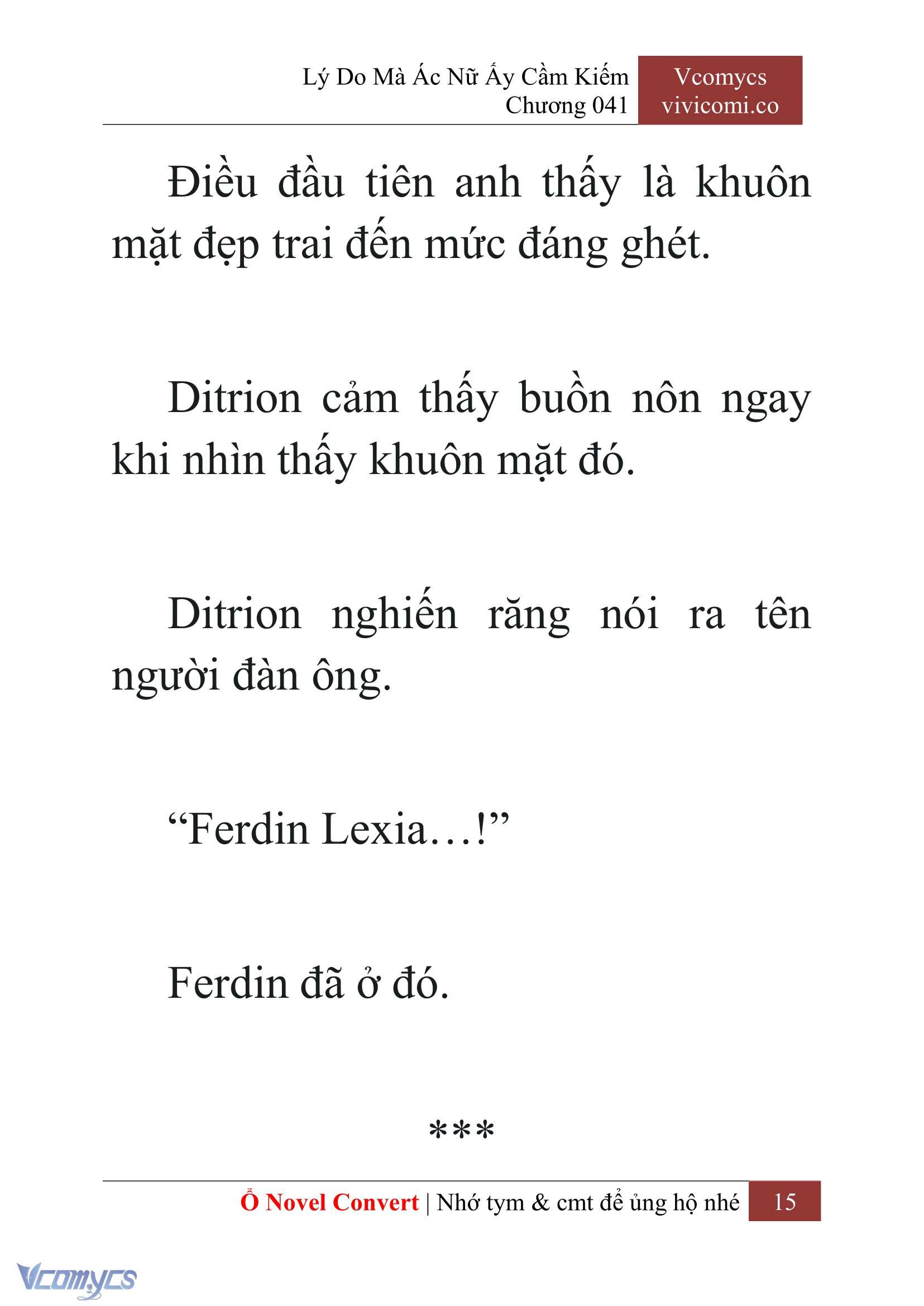 [Novel] Lý Do Mà Ác Nữ Ấy Cầm Kiếm Chap 41 - Next Chap 42