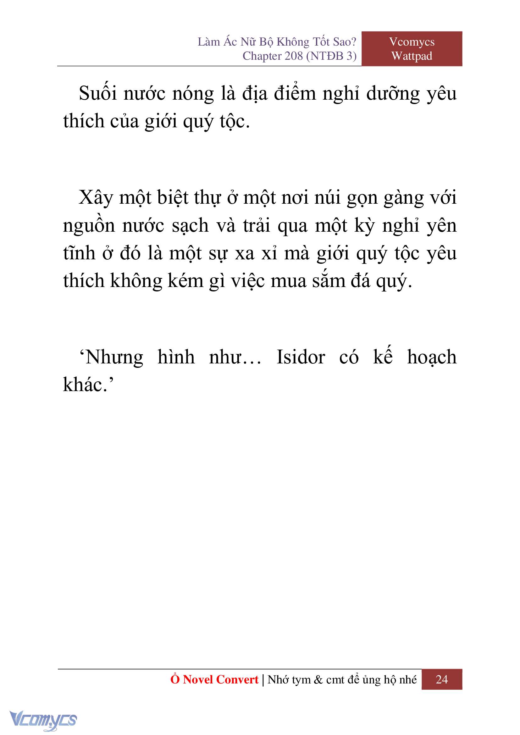 [Novel] Làm Ác Nữ Bộ Không Tốt Sao? Chap 208 - Trang 2