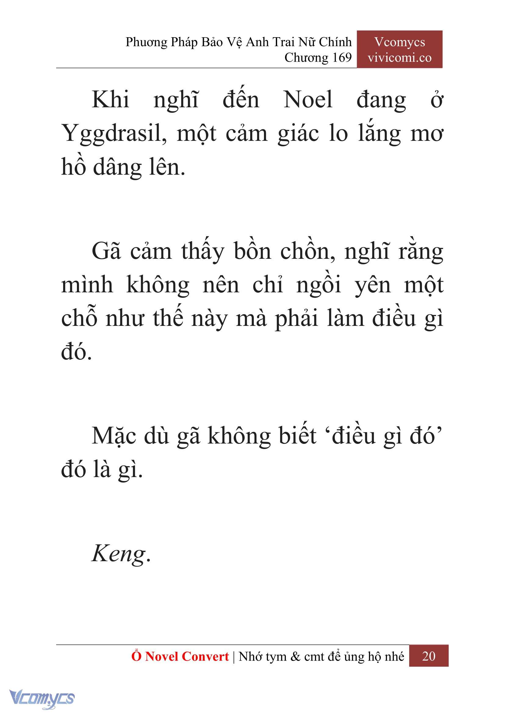 [Novel] Phương Pháp Bảo Vệ Anh Trai Nữ Chính Chap 169 - Trang 2