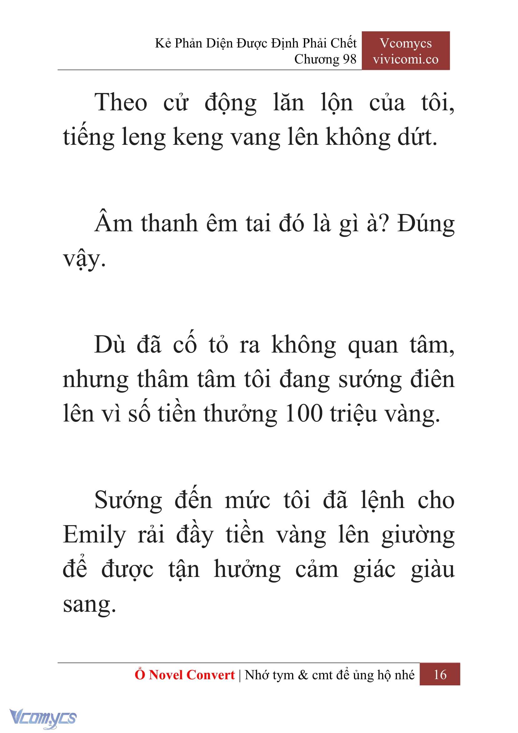 [Novel] Kẻ Phản Diện Được Định Phải Chết Chap 98 - Next Chap 99