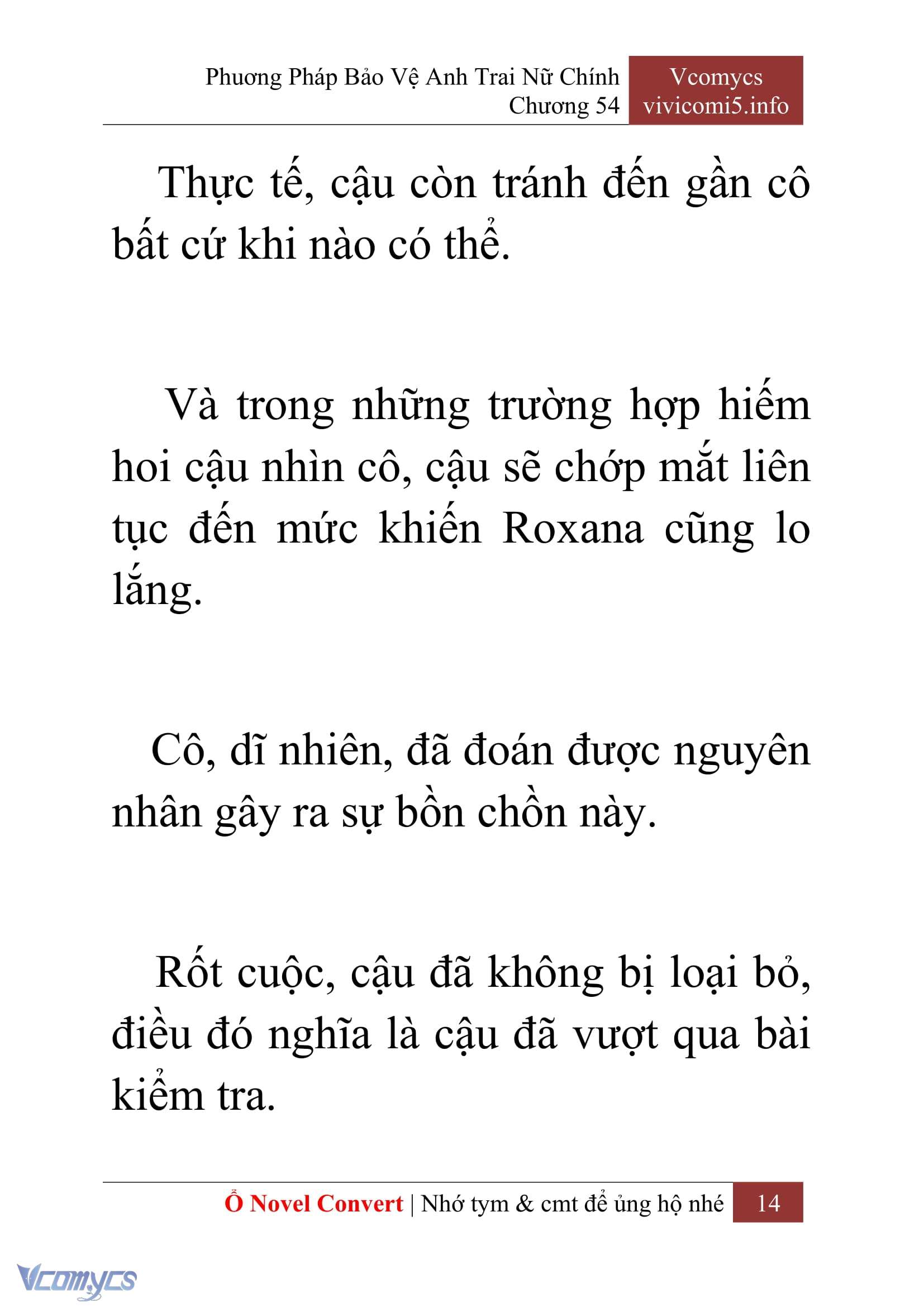 [Novel] Phương Pháp Bảo Vệ Anh Trai Nữ Chính Chap 54 - Trang 2