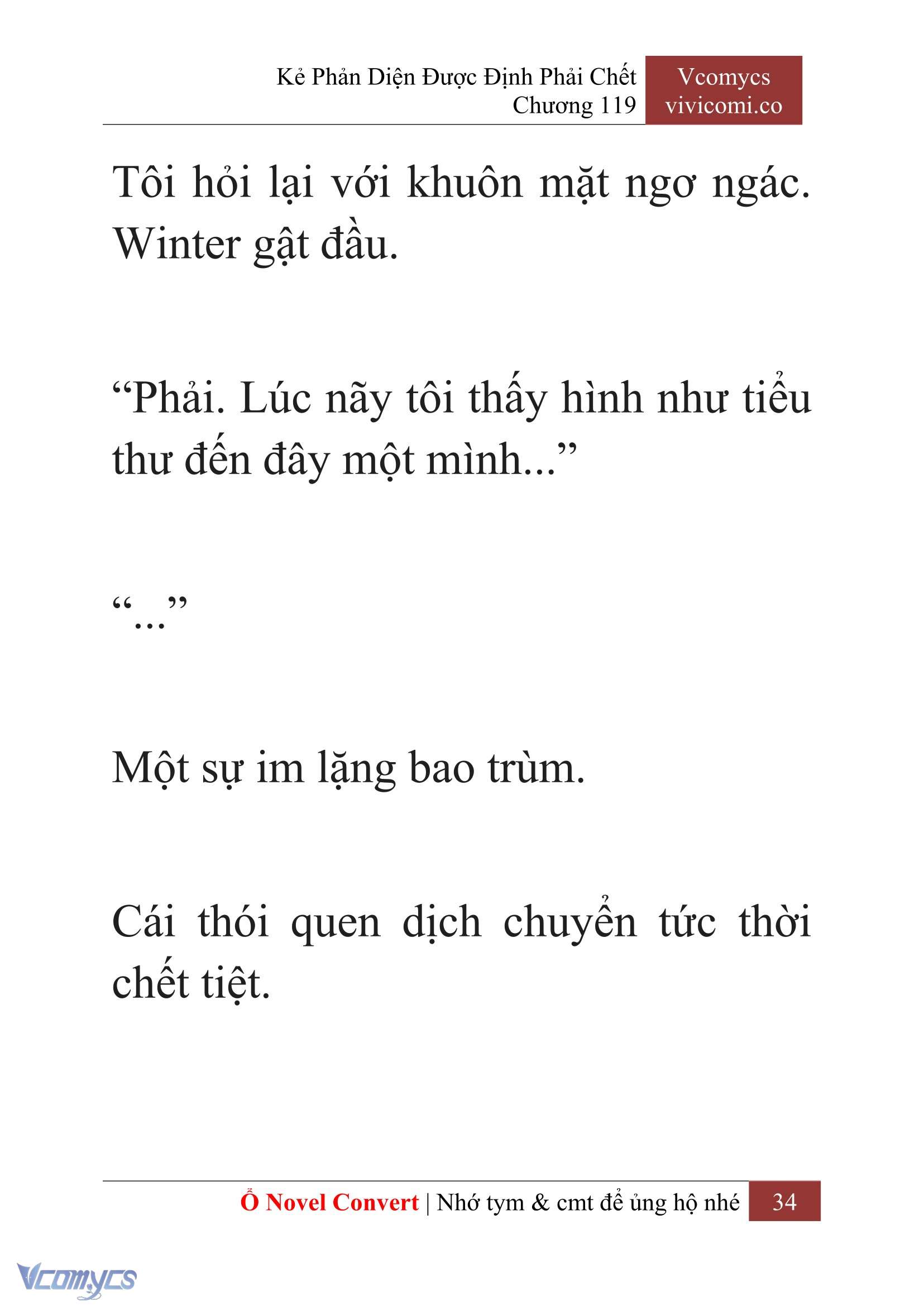 [Novel] Kẻ Phản Diện Được Định Phải Chết Chap 119 - Next Chap 120