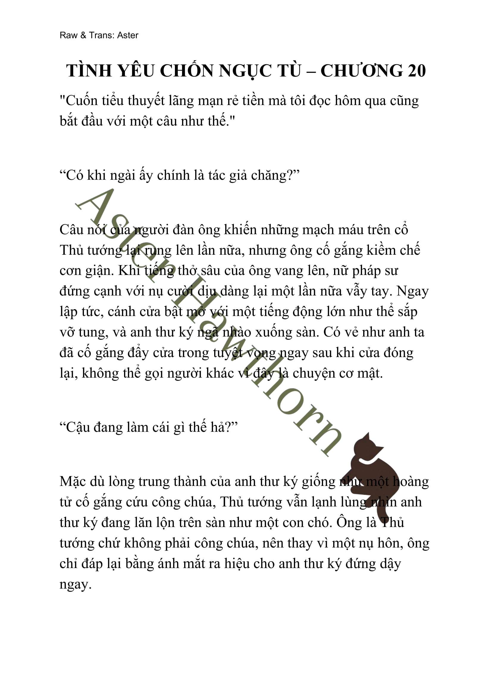 [NOVEL] Tình Yêu Chốn Ngục Tù Chap 20 - Trang 2