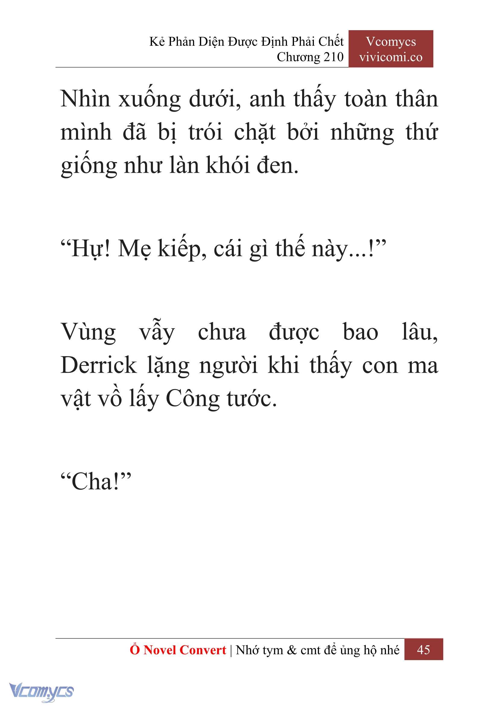 [Novel] Kẻ Phản Diện Được Định Phải Chết Chap 210 - Trang 2