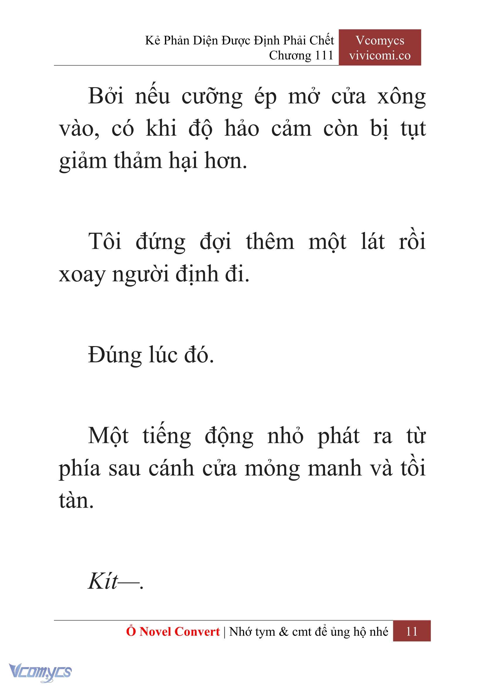 [Novel] Kẻ Phản Diện Được Định Phải Chết Chap 111 - Trang 2