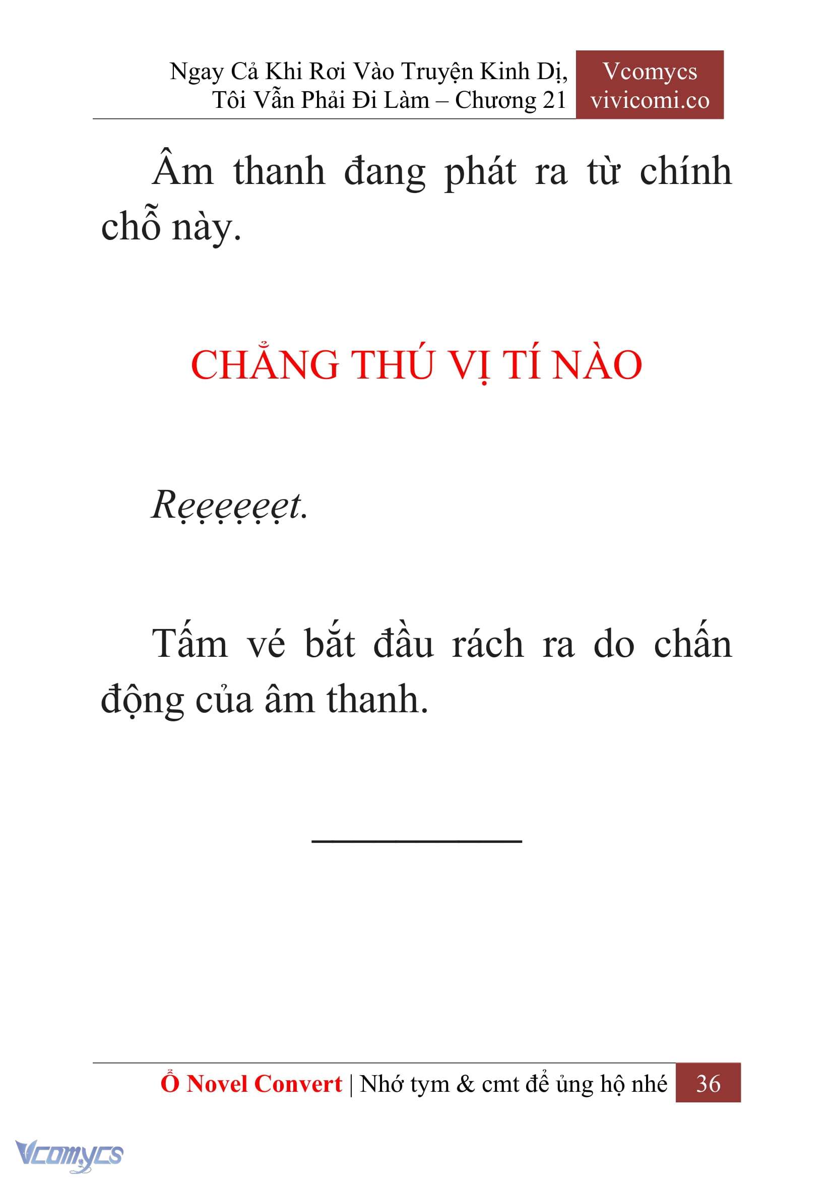 [Novel] Ngay Cả Khi Rơi Vào Truyện Kinh Dị, Tôi Vẫn Phải Đi Làm Chap 21 - Trang 2