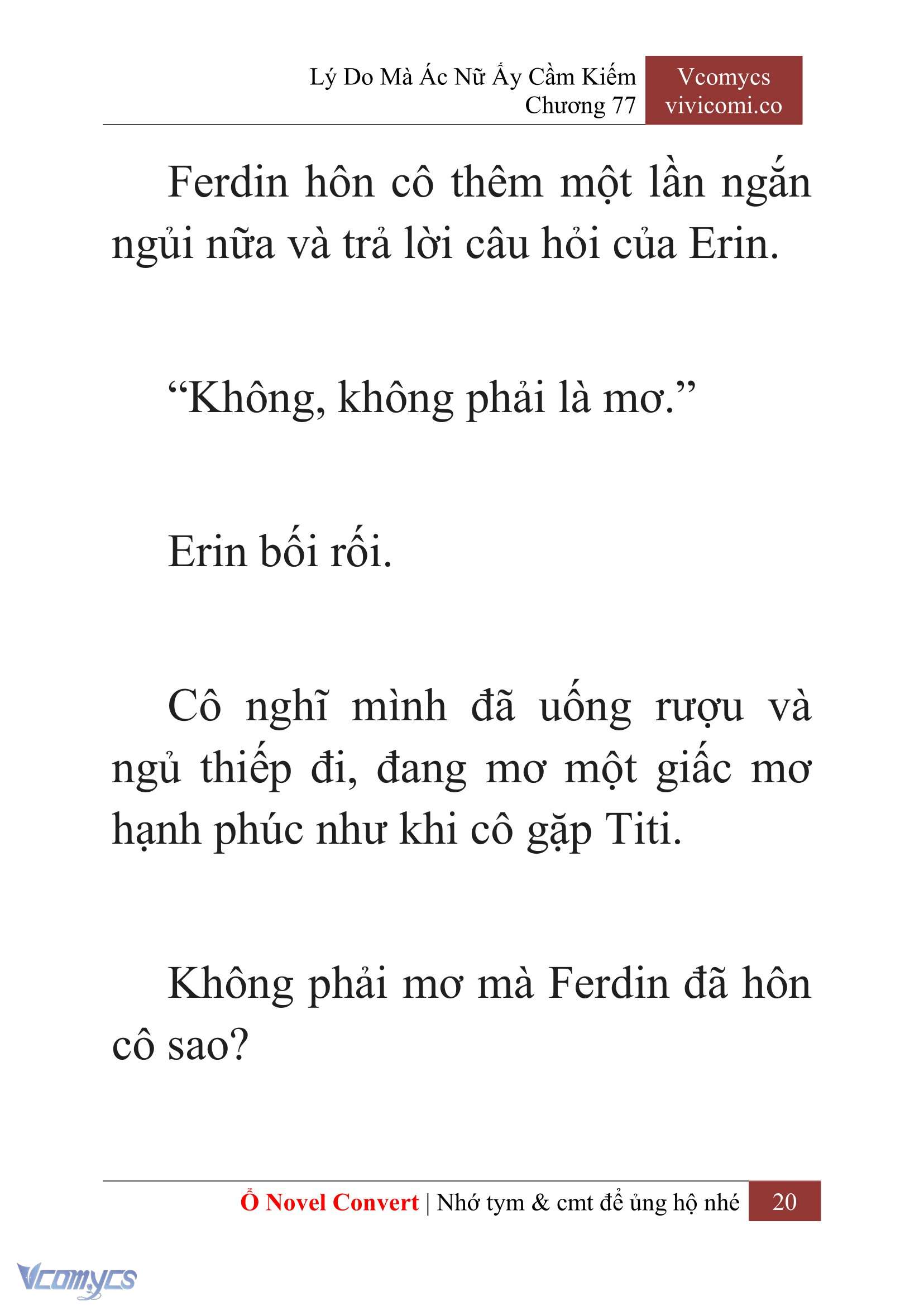 [Novel] Lý Do Mà Ác Nữ Ấy Cầm Kiếm Chap 77 - Next Chap 78