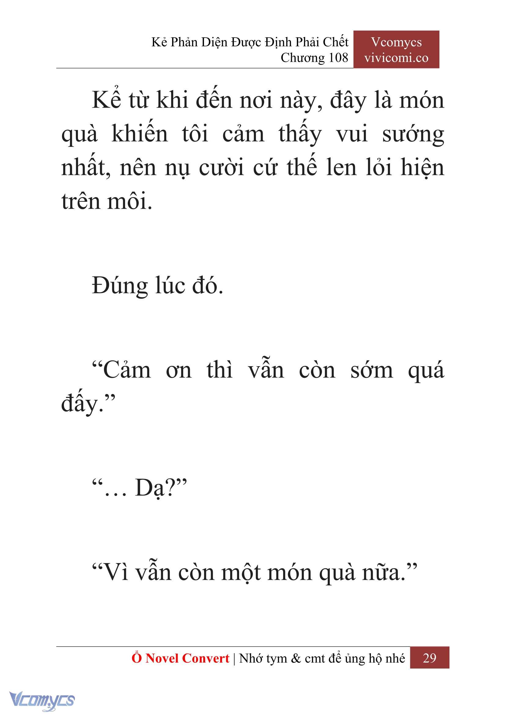 [Novel] Kẻ Phản Diện Được Định Phải Chết Chap 108 - Next Chap 109