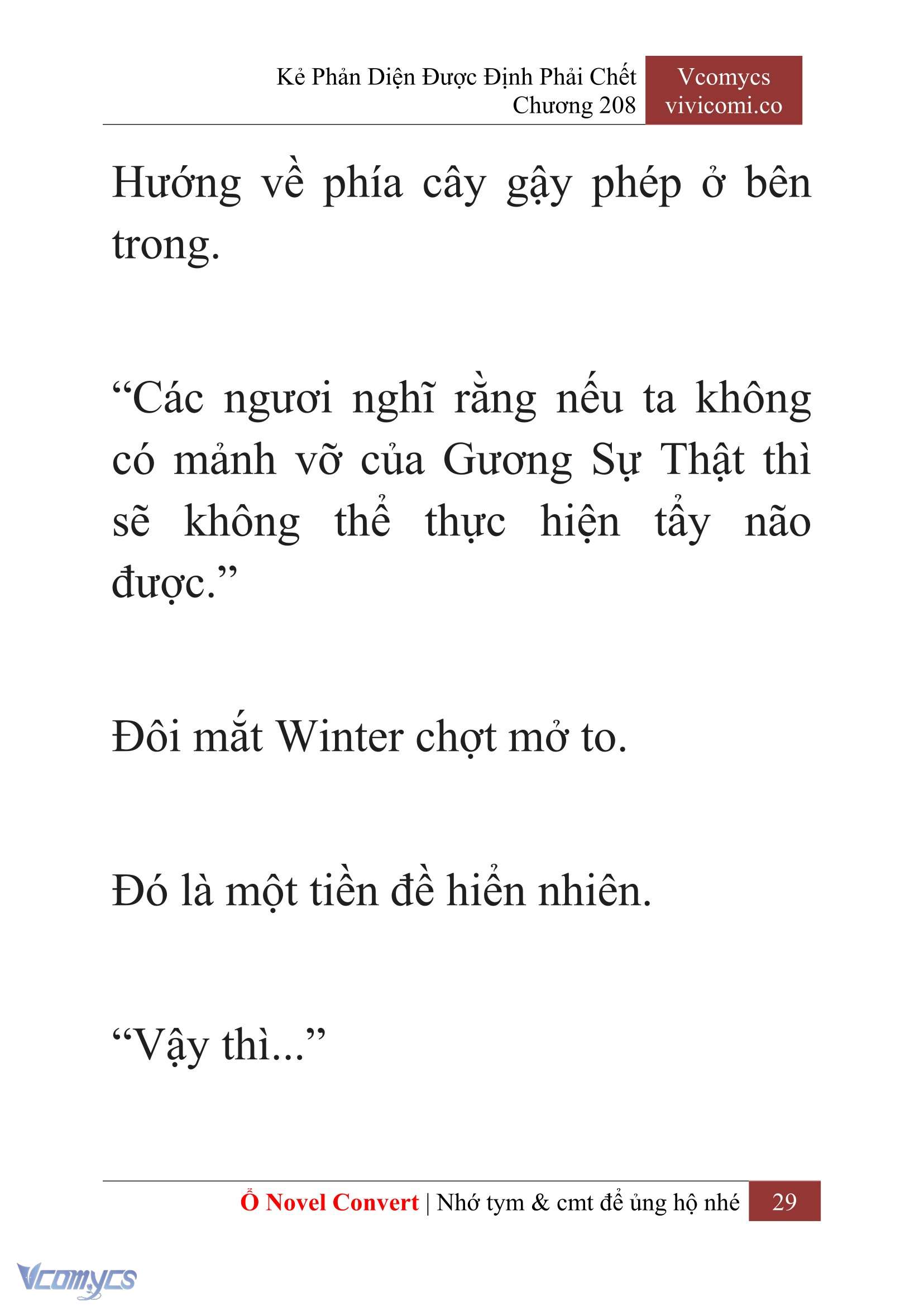 [Novel] Kẻ Phản Diện Được Định Phải Chết Chap 208 - Next Chap 209