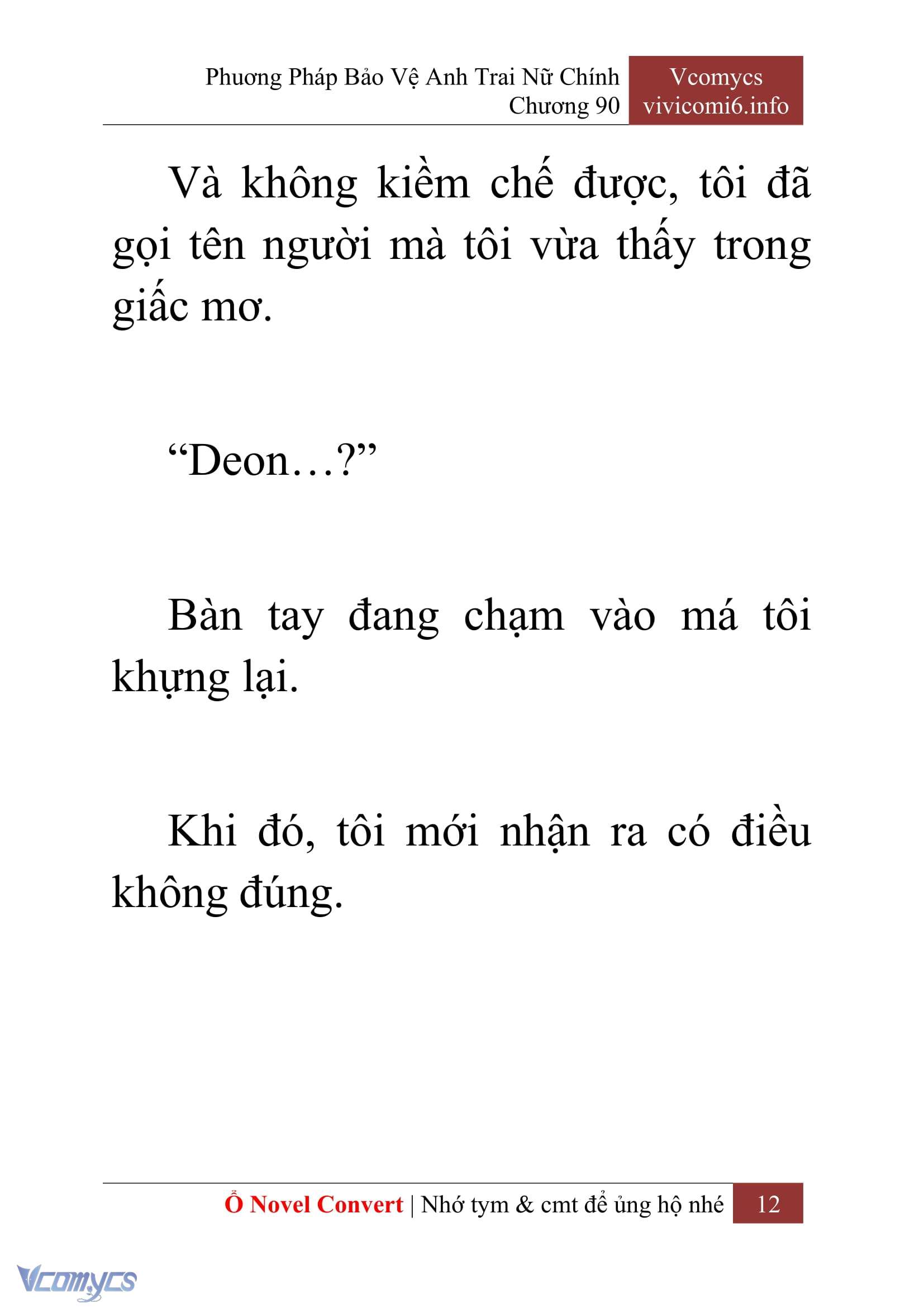[Novel] Phương Pháp Bảo Vệ Anh Trai Nữ Chính Chap 90 - Trang 2