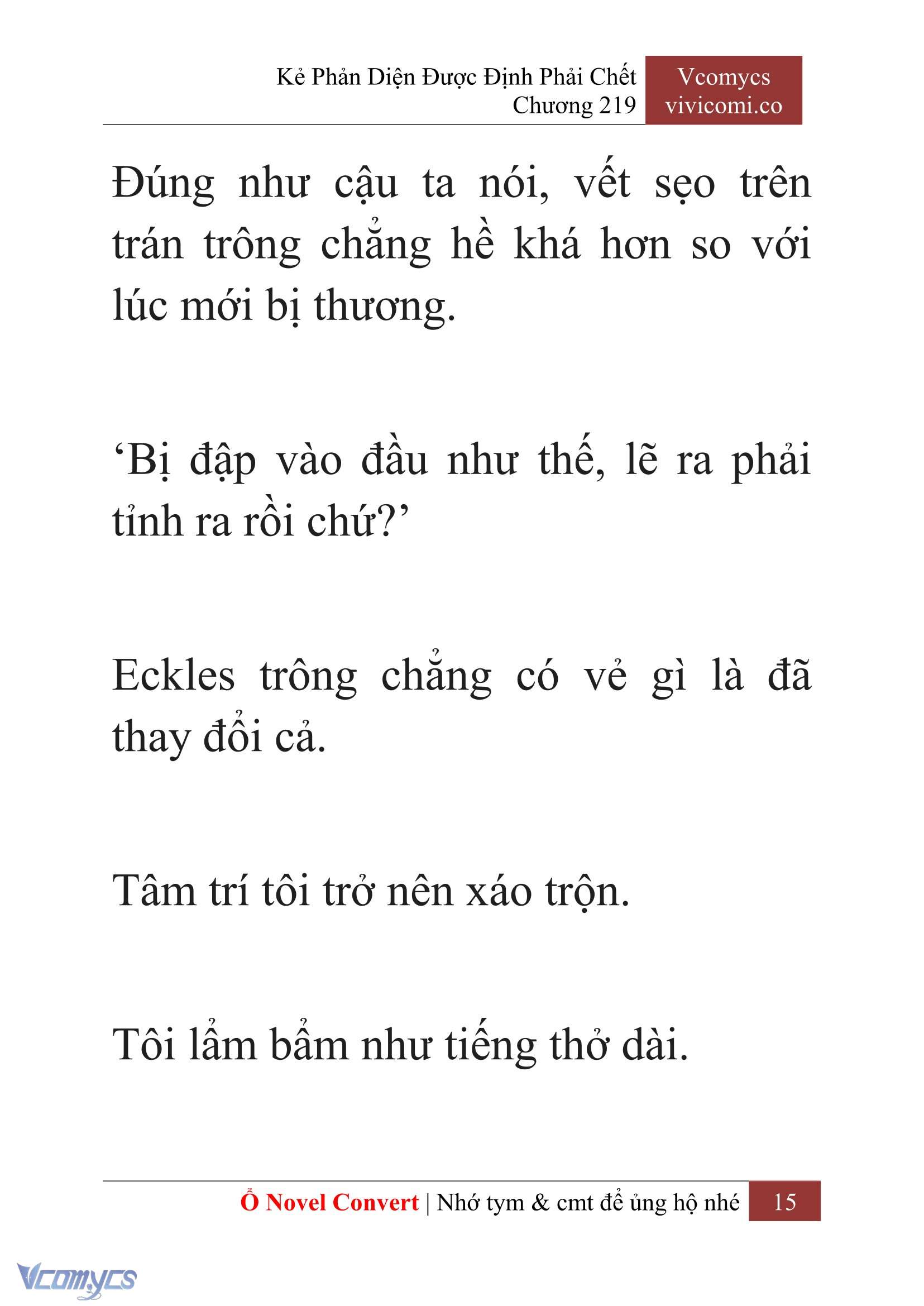 [Novel] Kẻ Phản Diện Được Định Phải Chết Chap 219 - Next Chap 220