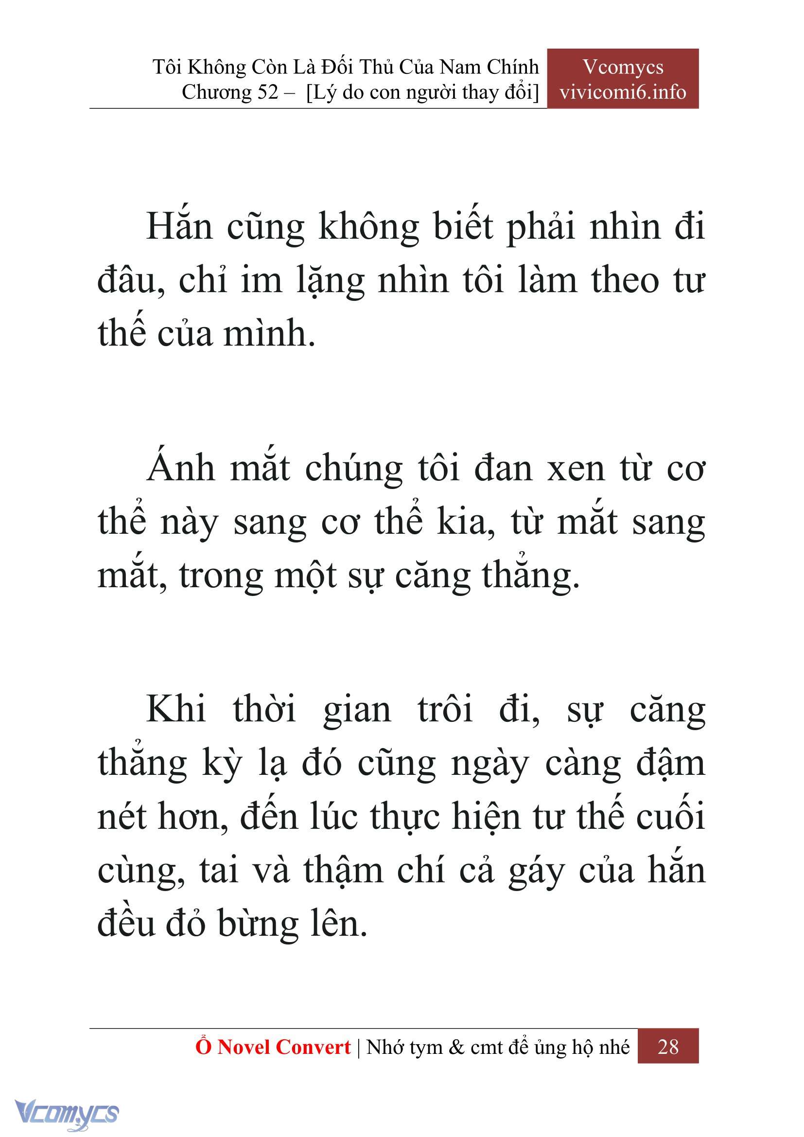 [Novel] Tôi Không Còn Là Đối Thủ Của Nam Chính Chap 52 - Trang 2