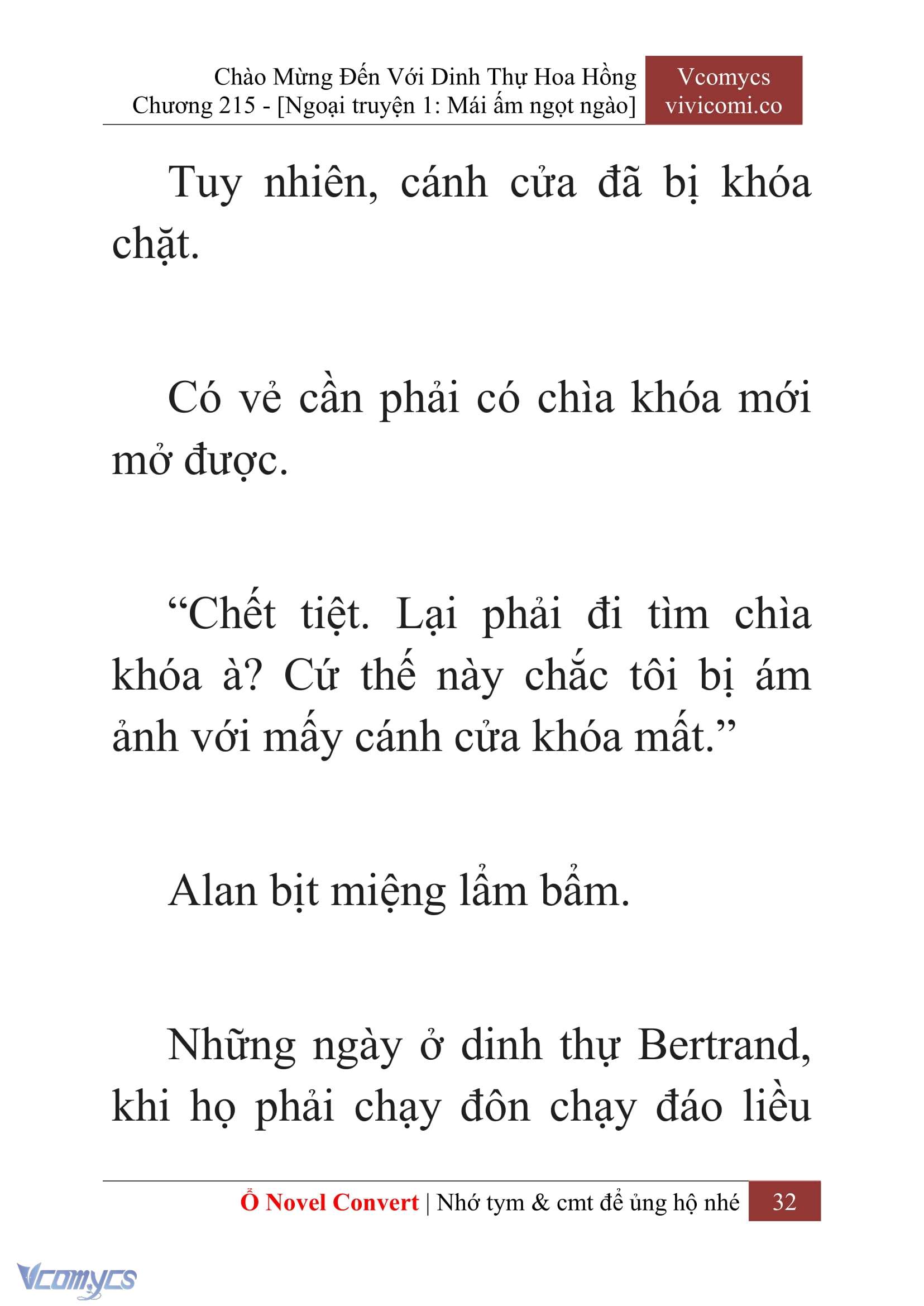 [Novel] Chào Mừng Đến Với Dinh Thự Hoa Hồng Chap 215 - Trang 2