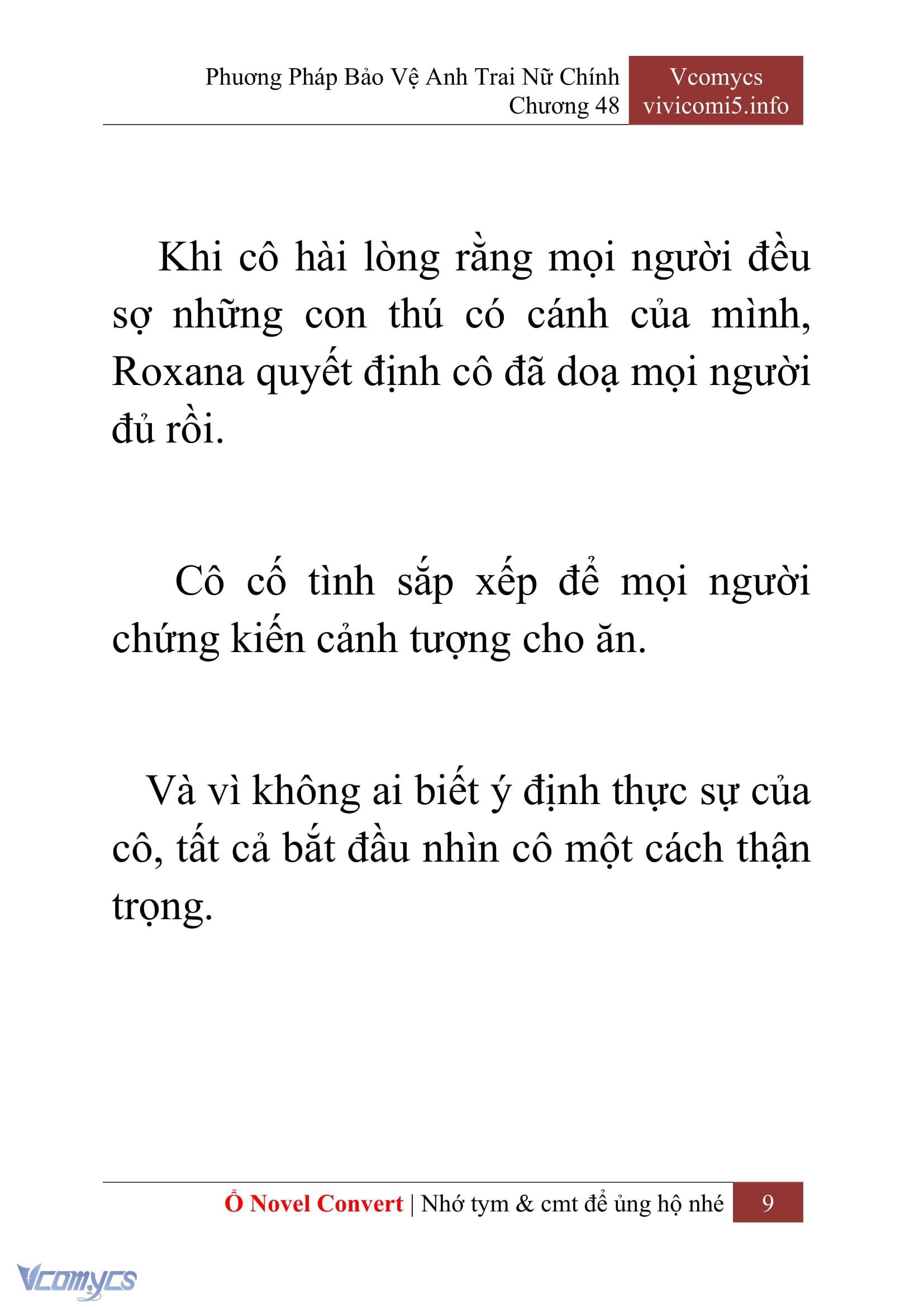 [Novel] Phương Pháp Bảo Vệ Anh Trai Nữ Chính Chap 48 - Trang 2