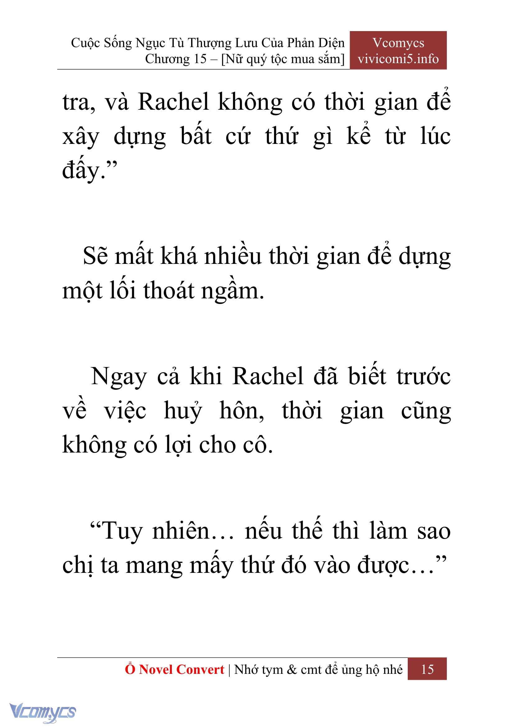 [Novel] Cuộc Sống Ngục Tù Thượng Lưu Của Nhân Vật Phản Diện Chap 15 - Trang 2