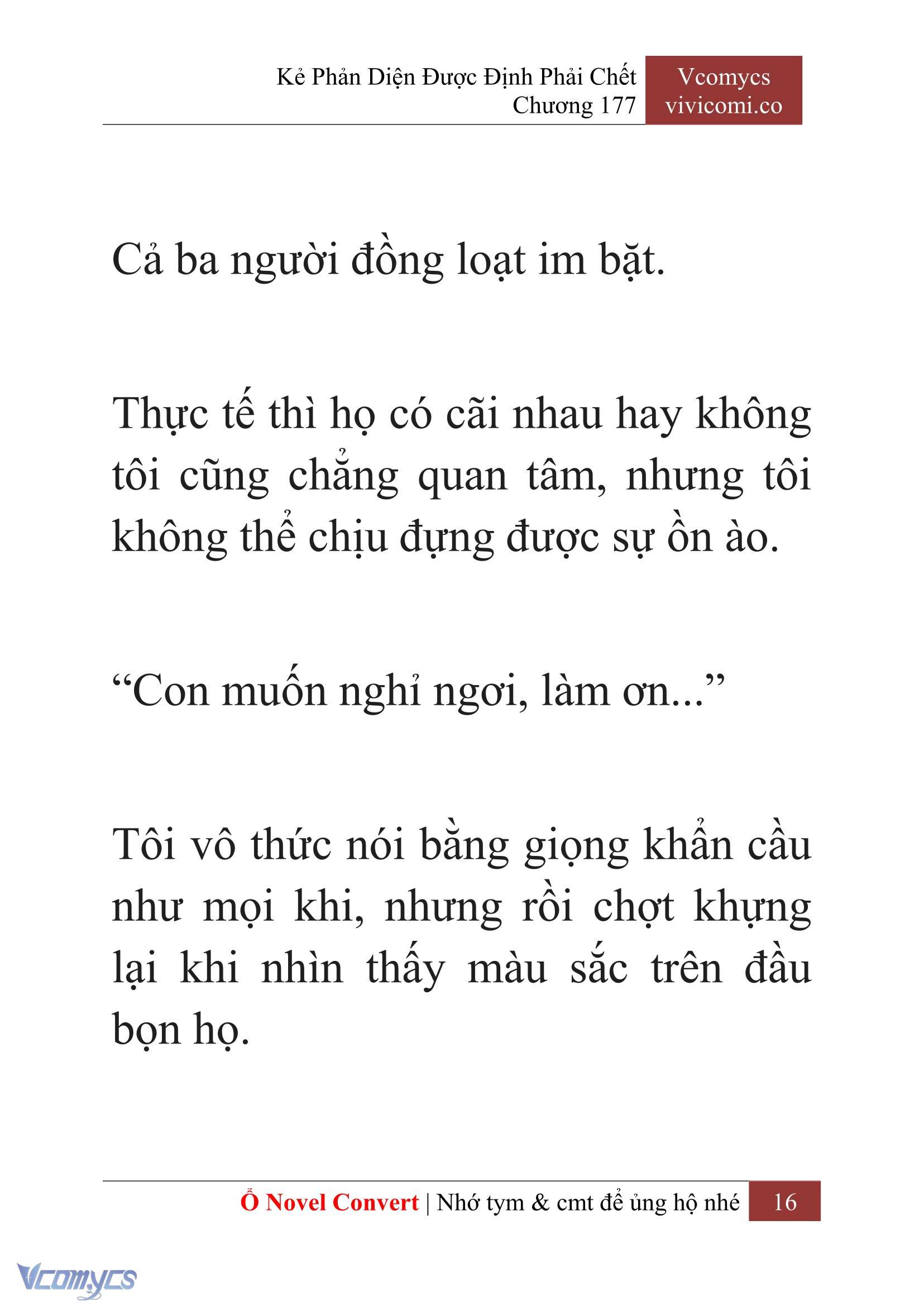 [Novel] Kẻ Phản Diện Được Định Phải Chết Chap 177 - Trang 2