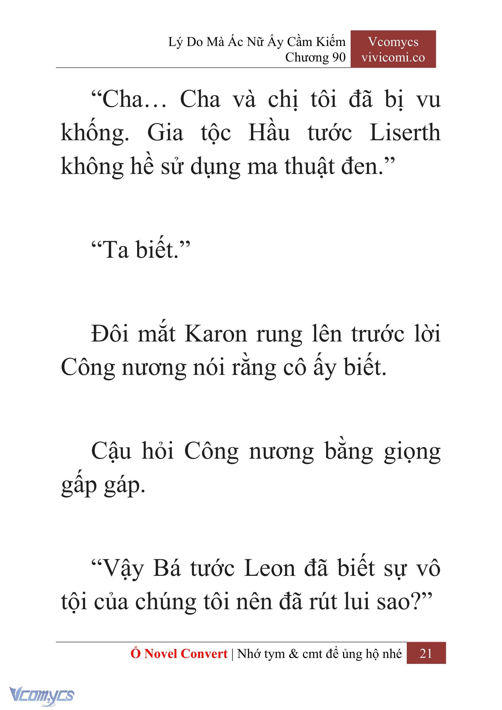 [Novel] Lý Do Mà Ác Nữ Ấy Cầm Kiếm Chap 90 - Next Chap 91
