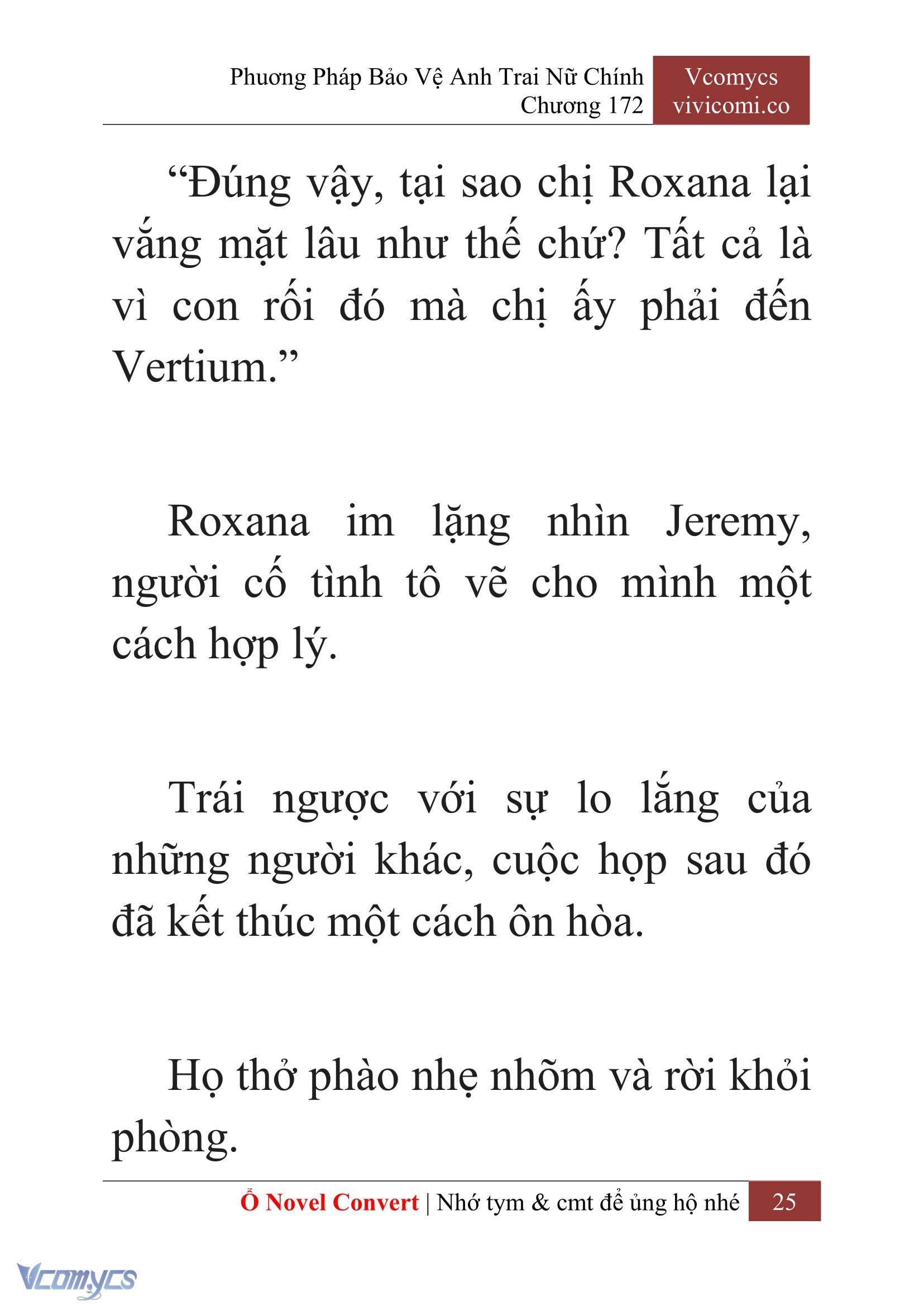 [Novel] Phương Pháp Bảo Vệ Anh Trai Nữ Chính Chap 172 - Trang 2