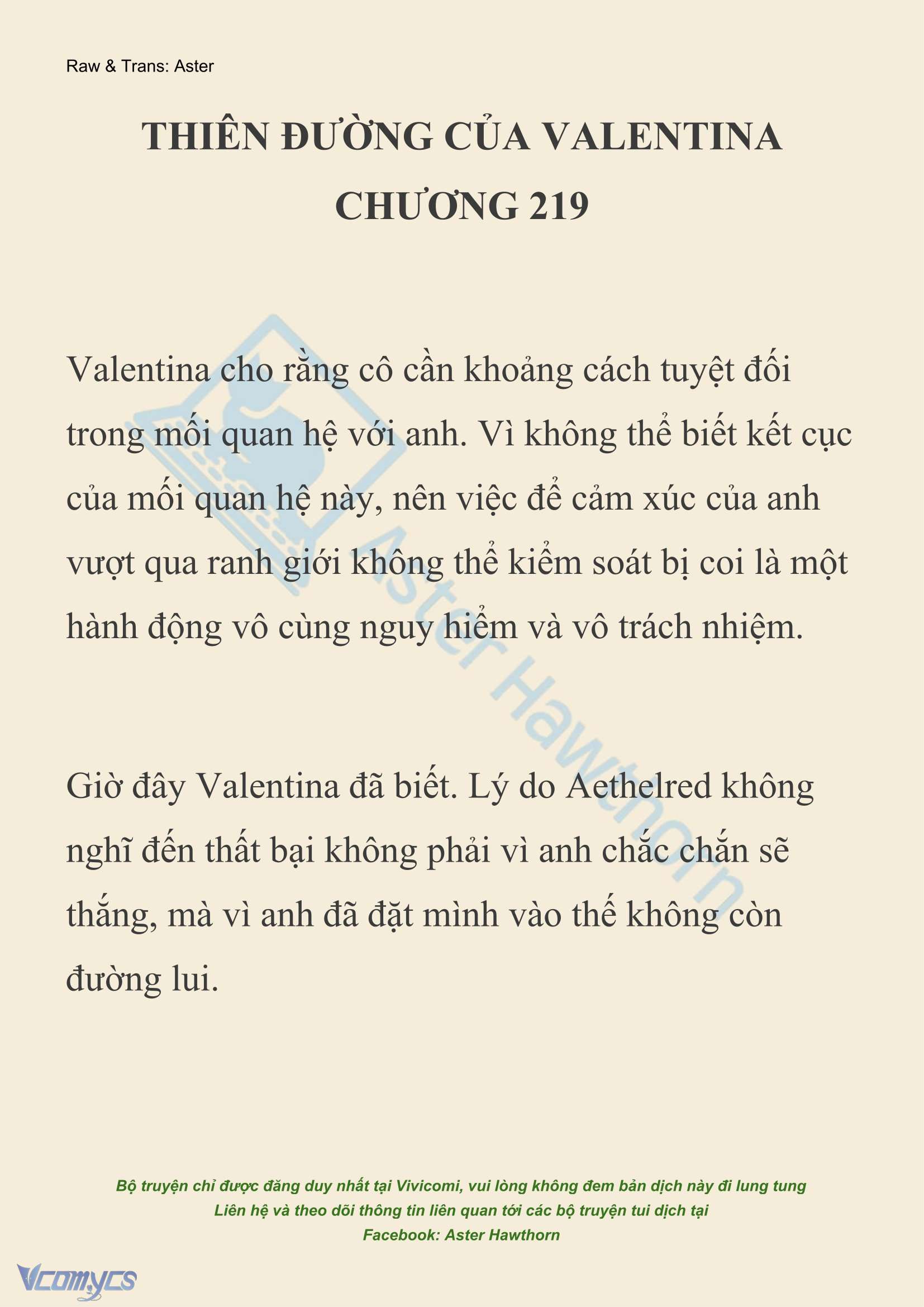 [NOVEL] Thiên Đường Của Valentina Chap 219 - Trang 2